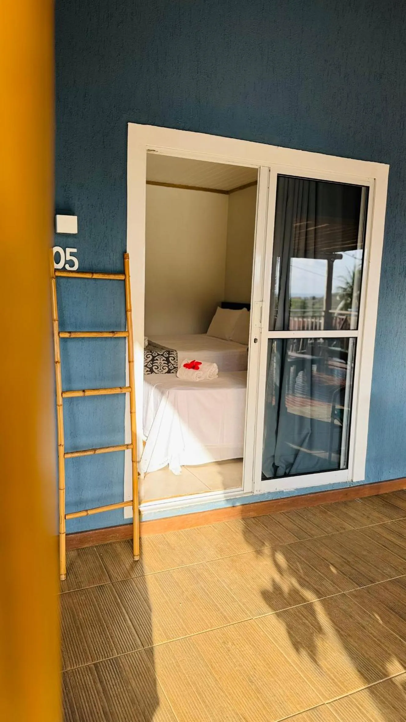 View (from property/room), Bed in Pousada Alto da Floresta Noronha by Alto da Ilha