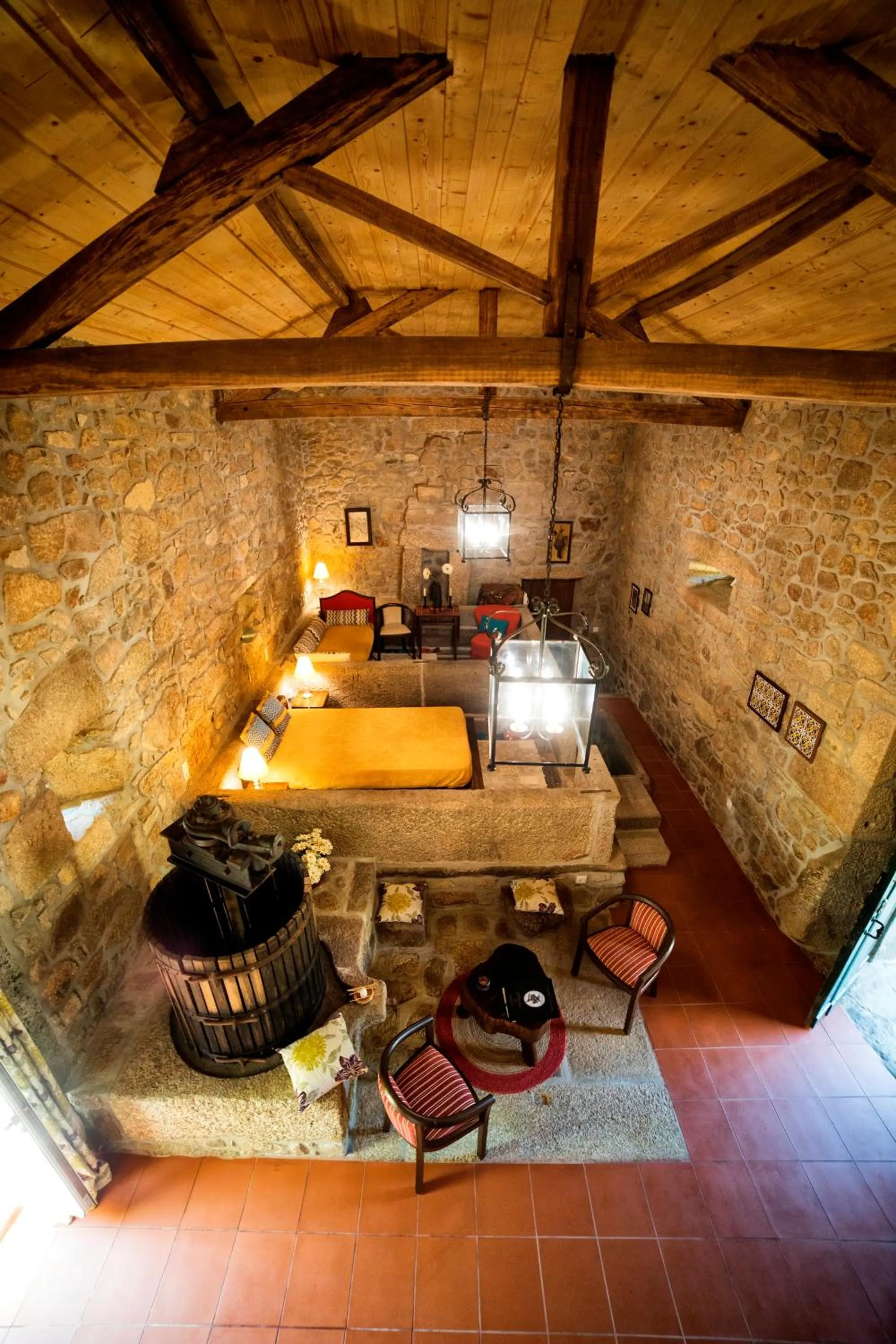 Communal lounge/ TV room in Quinta de Santa Baia