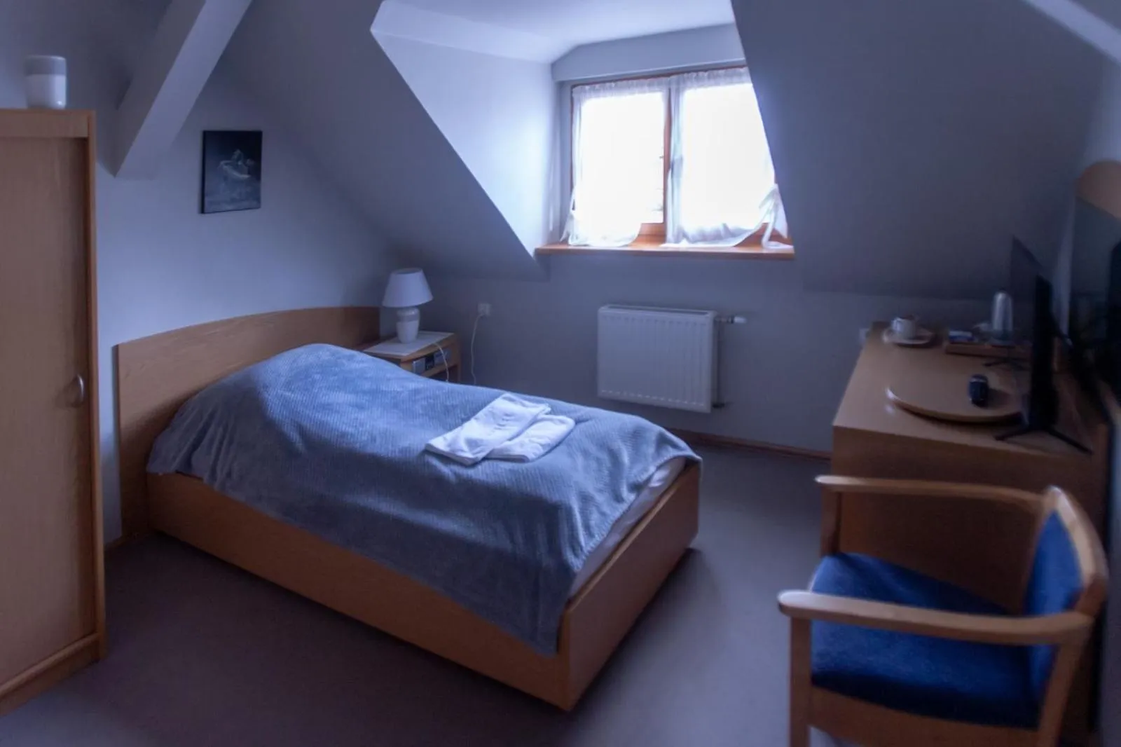 Bed in Pensjonat Myśliwski