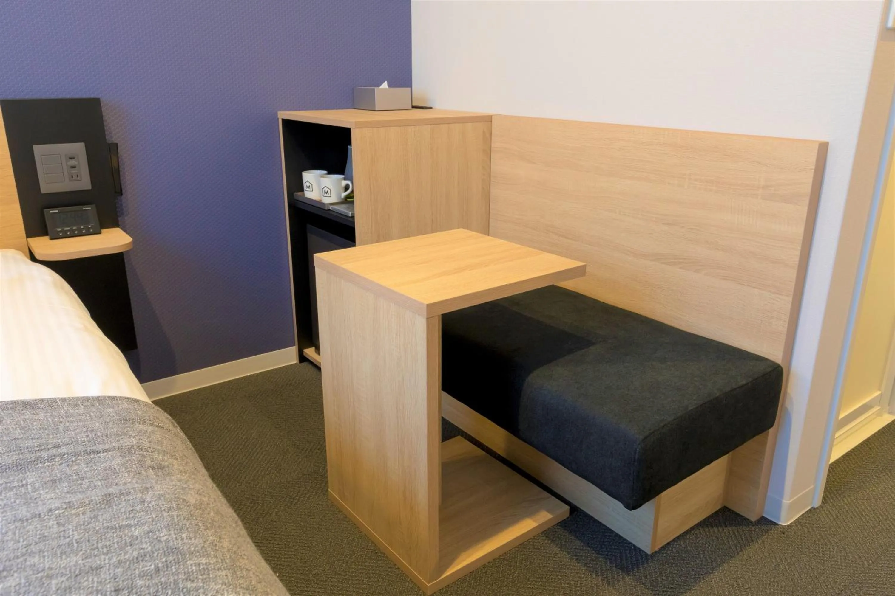 Photo of the whole room, Bed in M's Hotel Kyoto Station Taruya