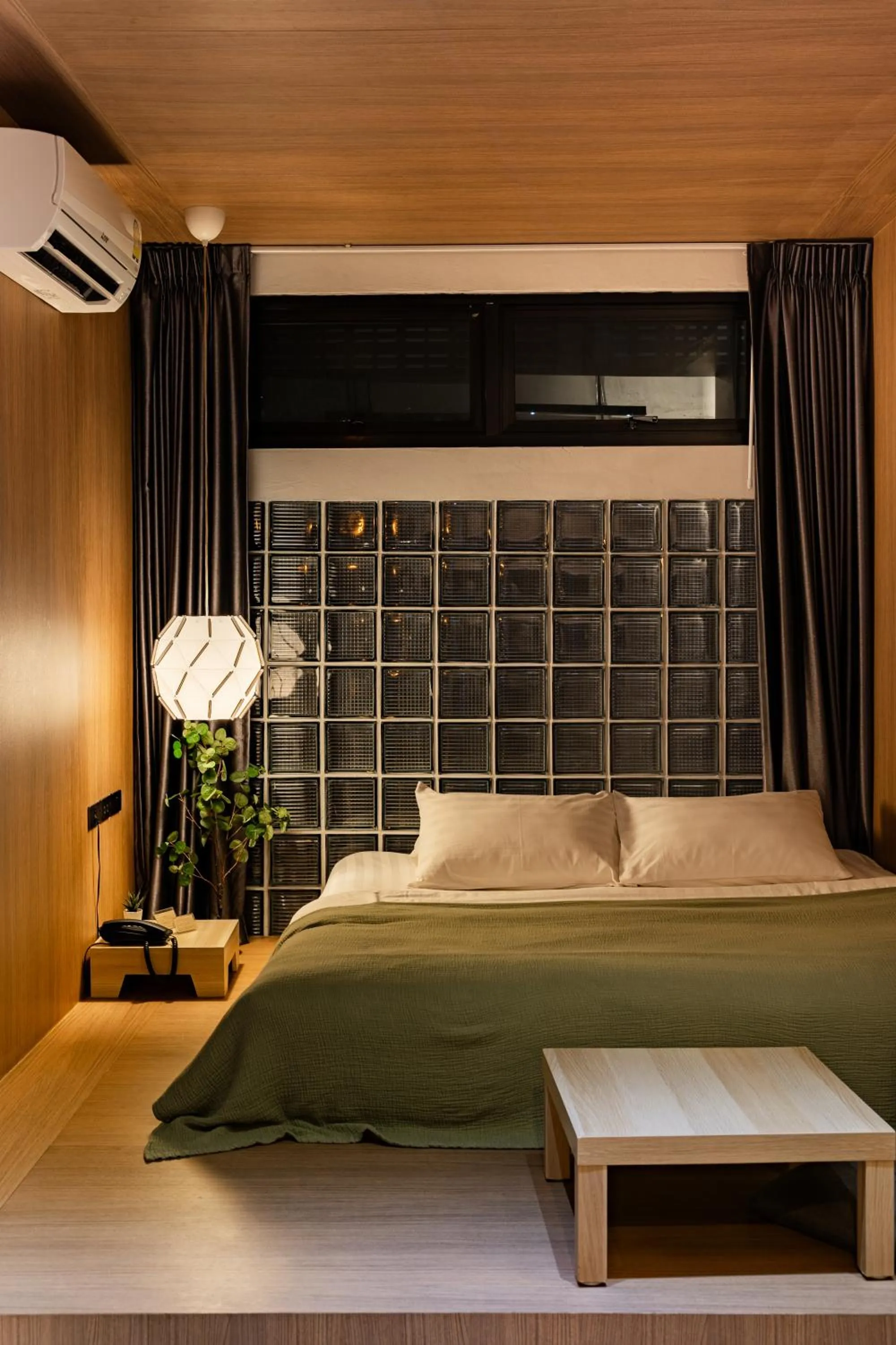 Bed in The Brown Hotel