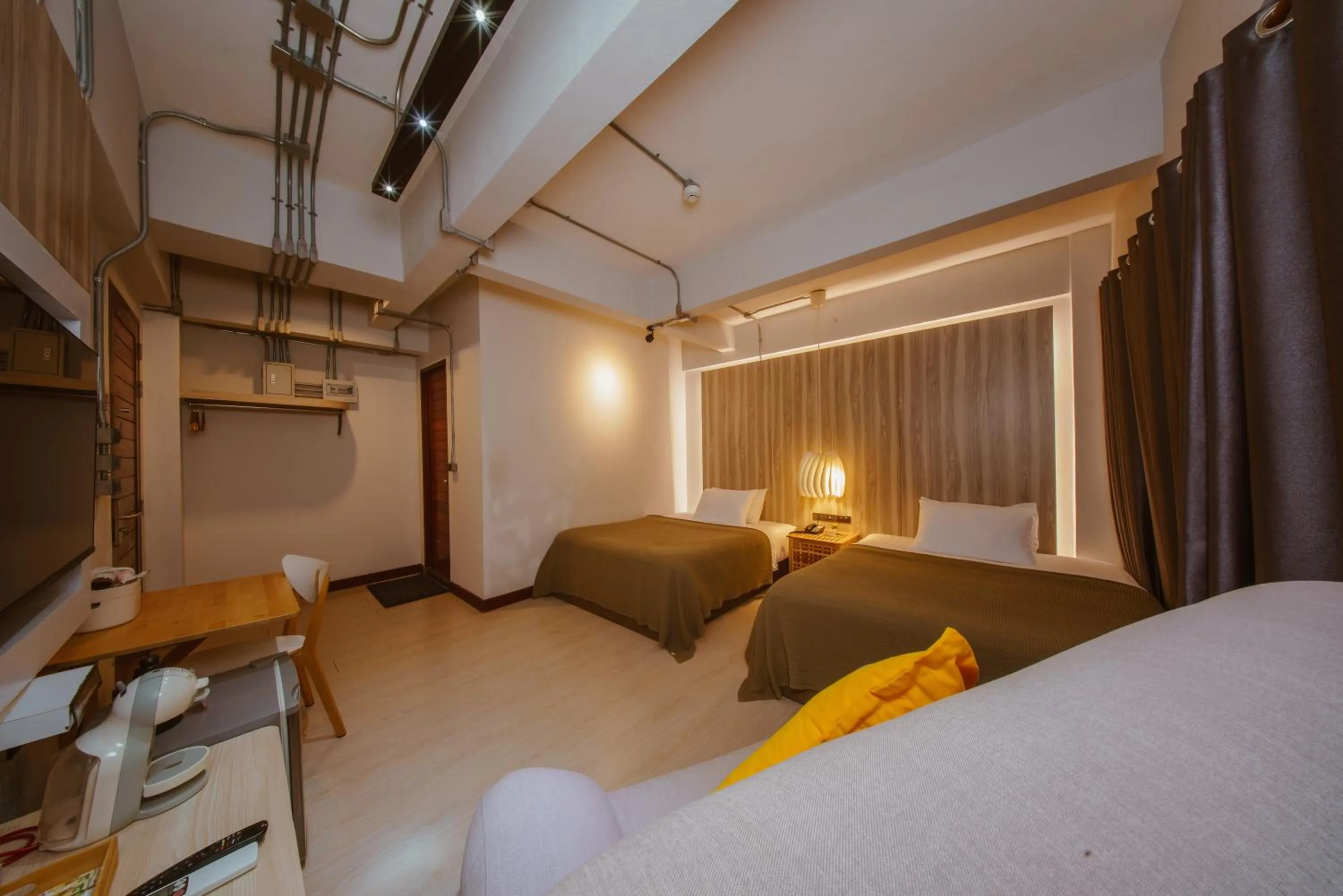 Bed in The Brown Hotel