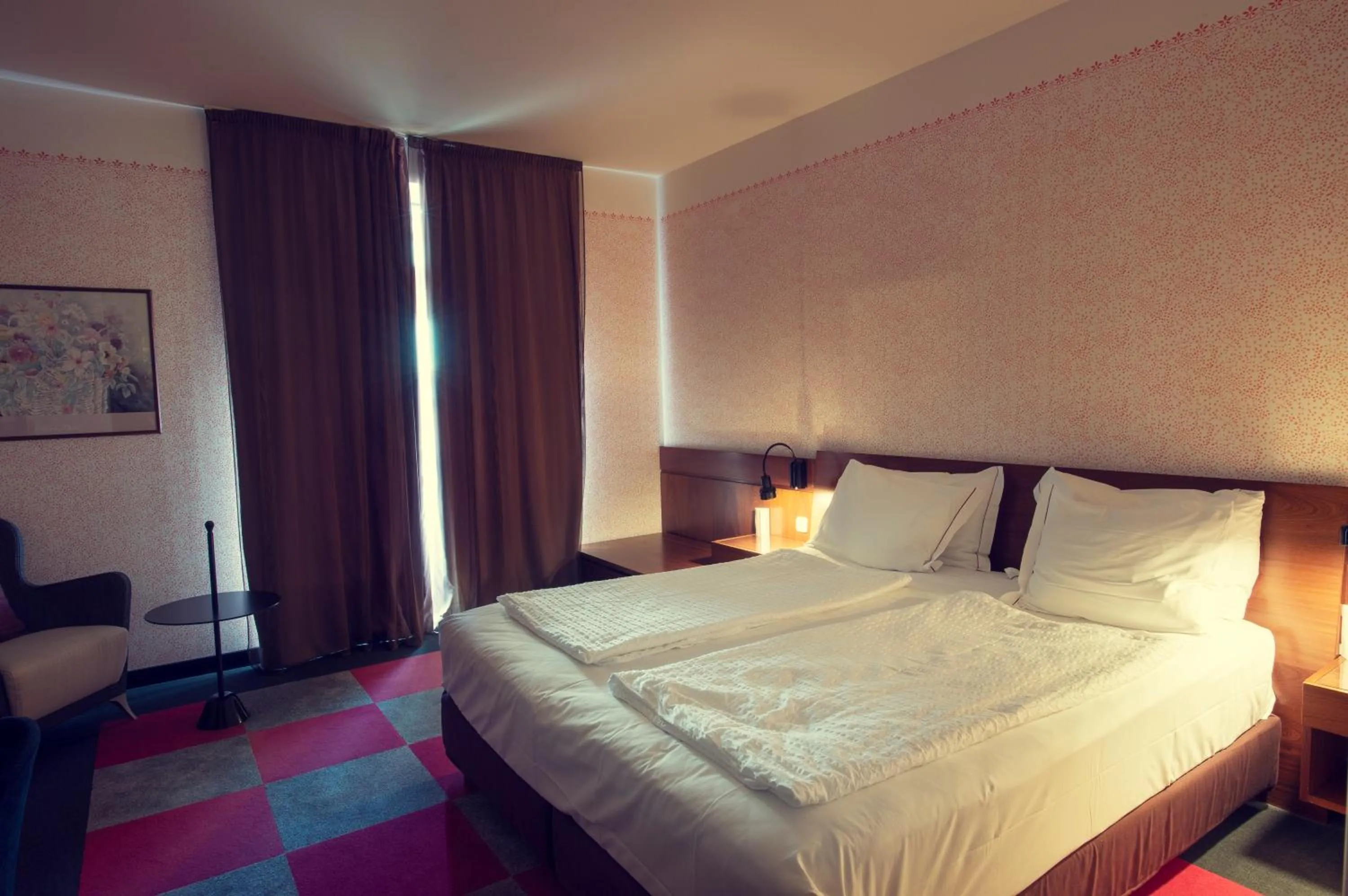 Bed in Cangrande Hotel