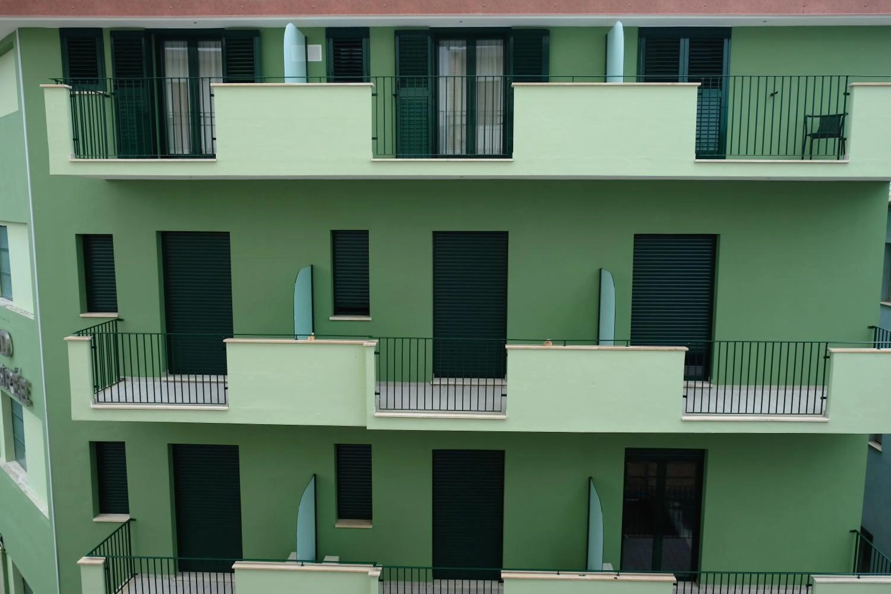 Bird's eye view in Hotel Désirée