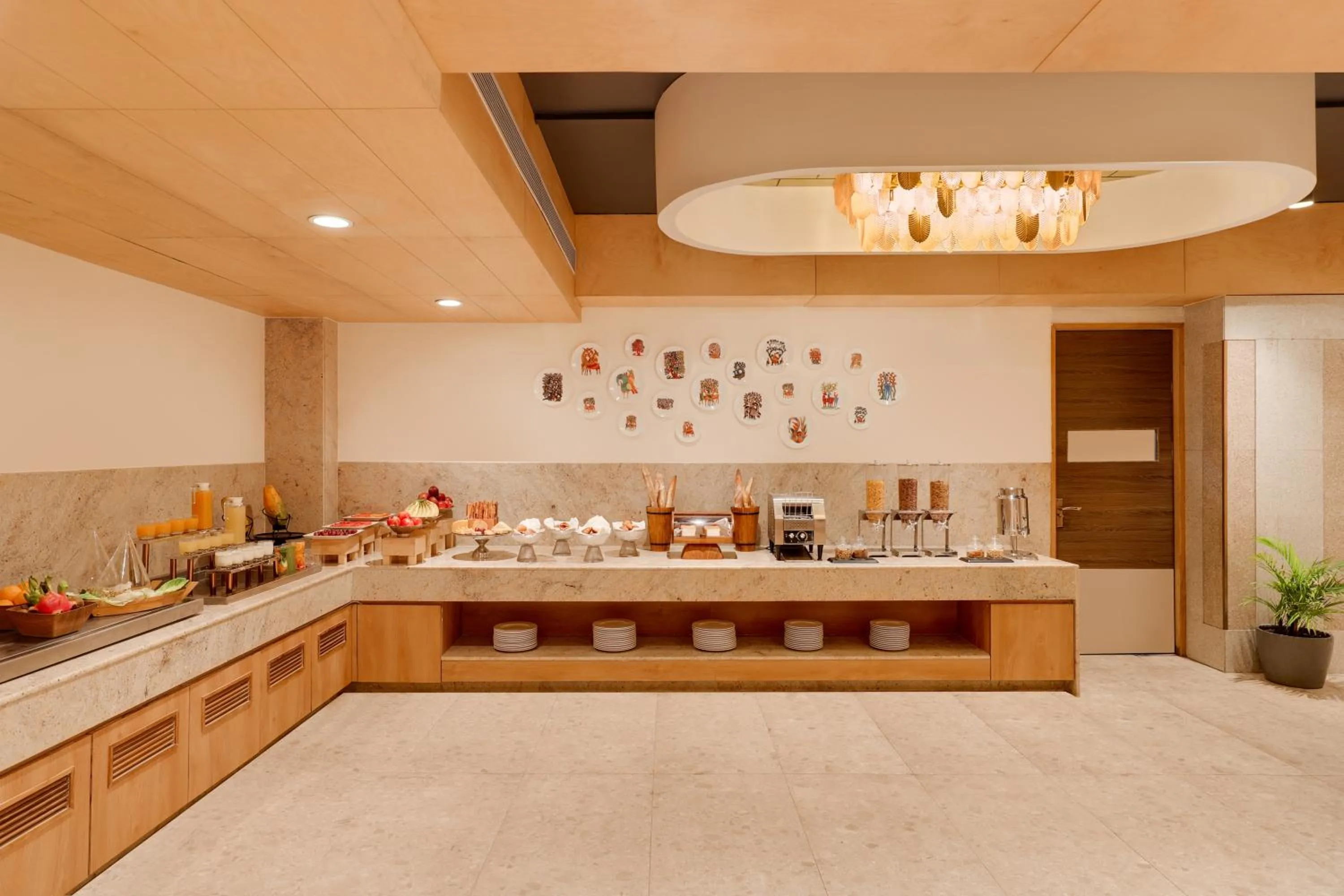 Buffet breakfast in Lemon Tree Hotel Bhopal