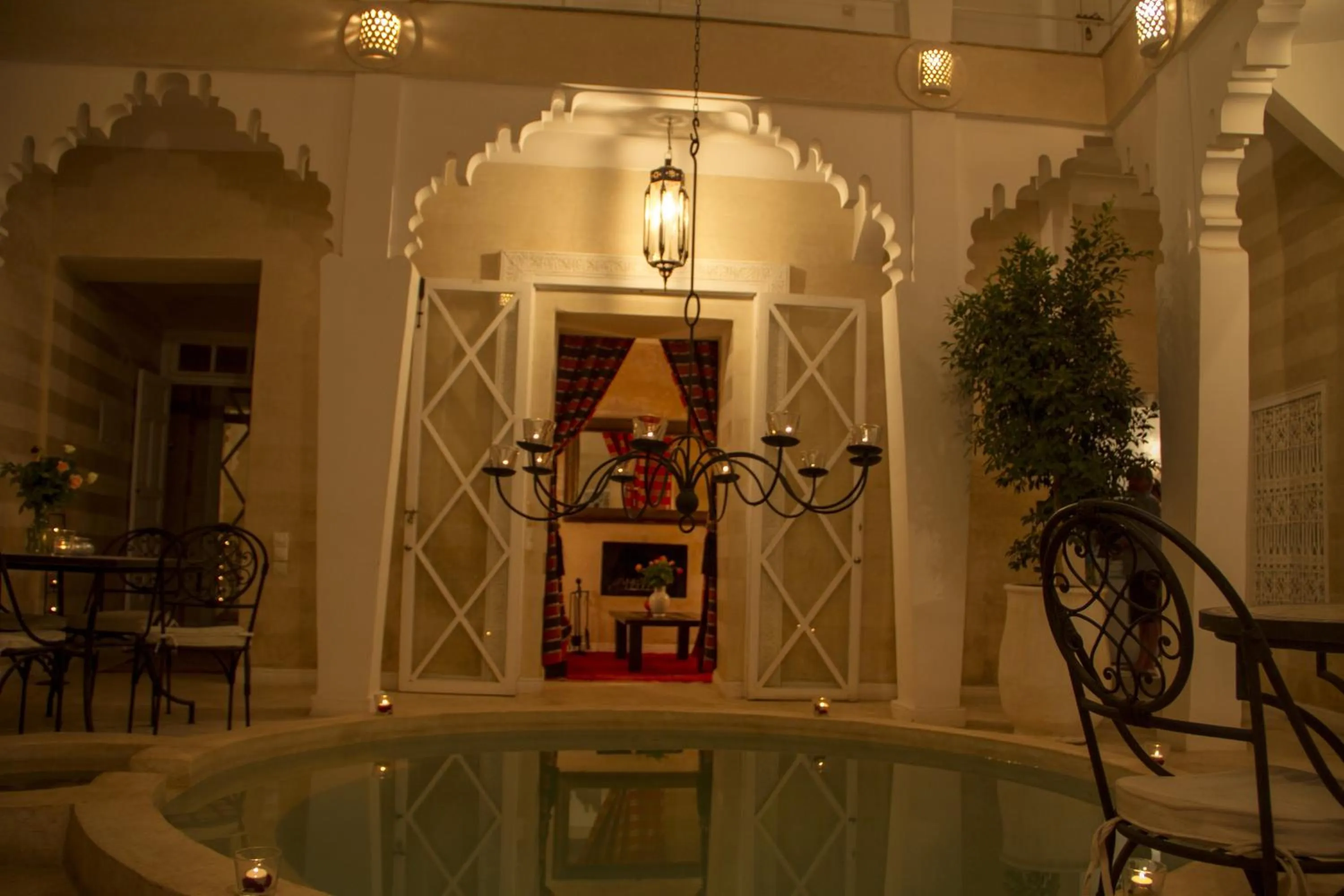 Patio in Riad THALGE