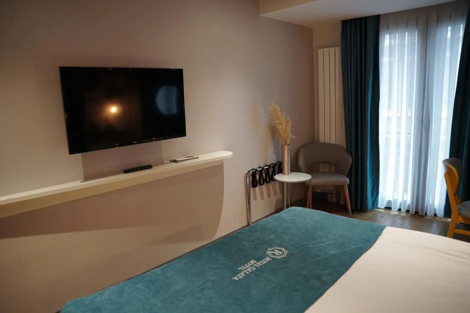 Bed in Royal Galata Hotel