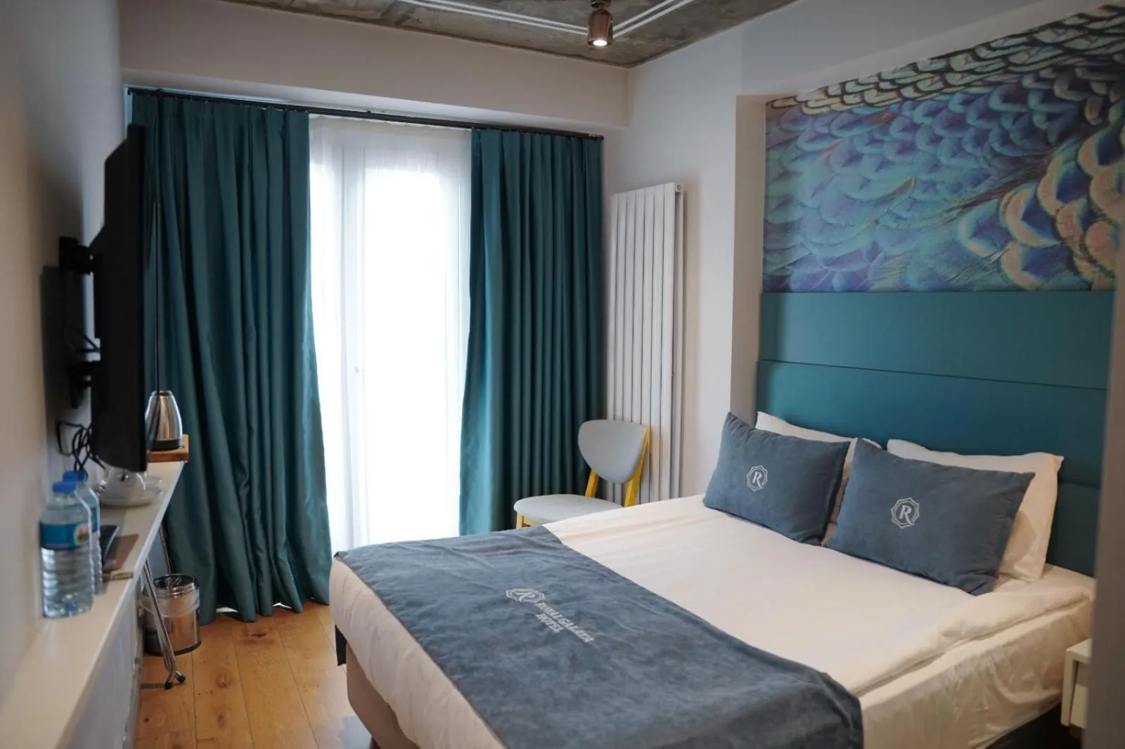 Bed in Royal Galata Hotel