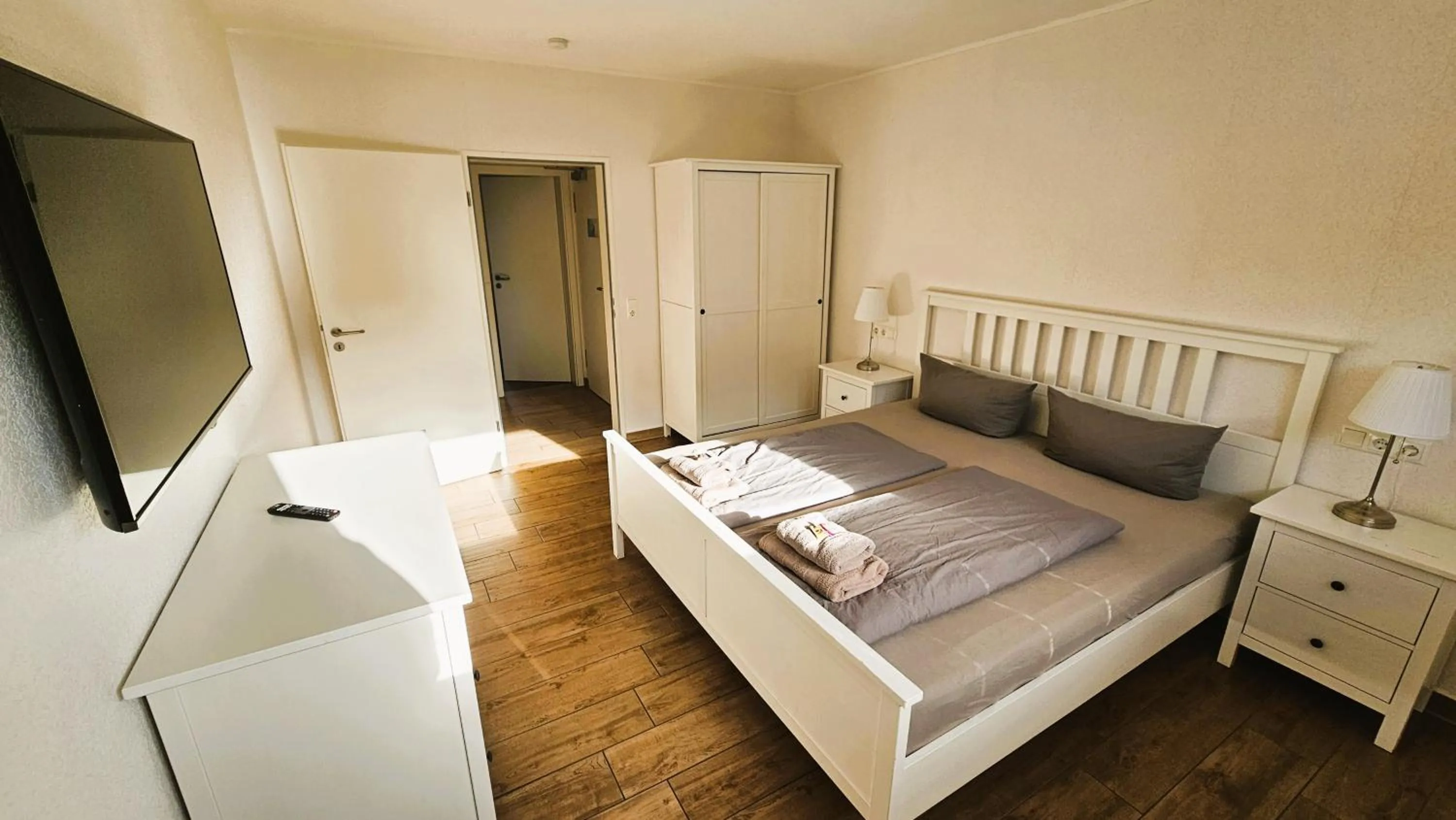 Bed in Hotel Dorfkrug Büsum