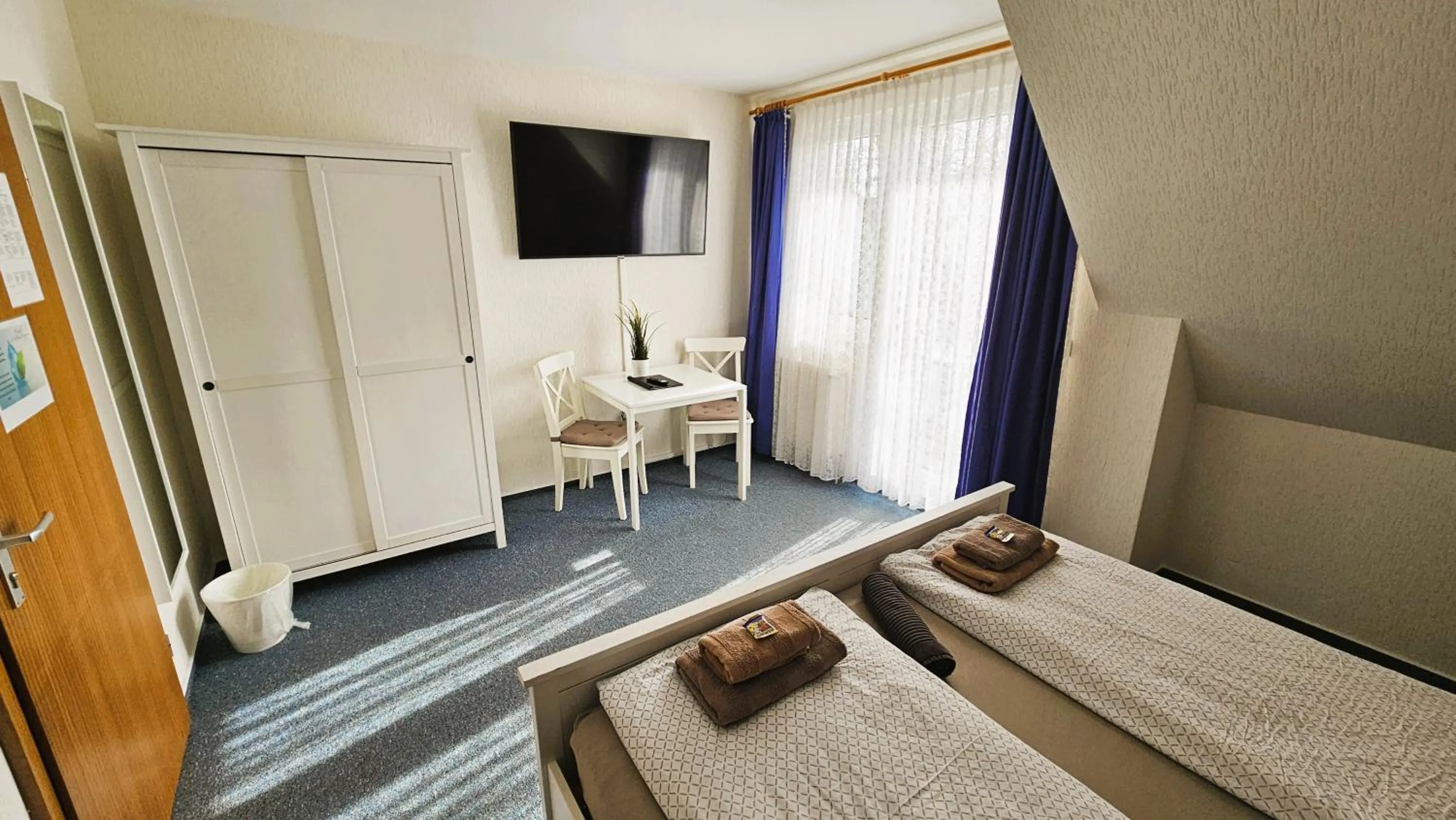 Bed in Hotel Dorfkrug Büsum