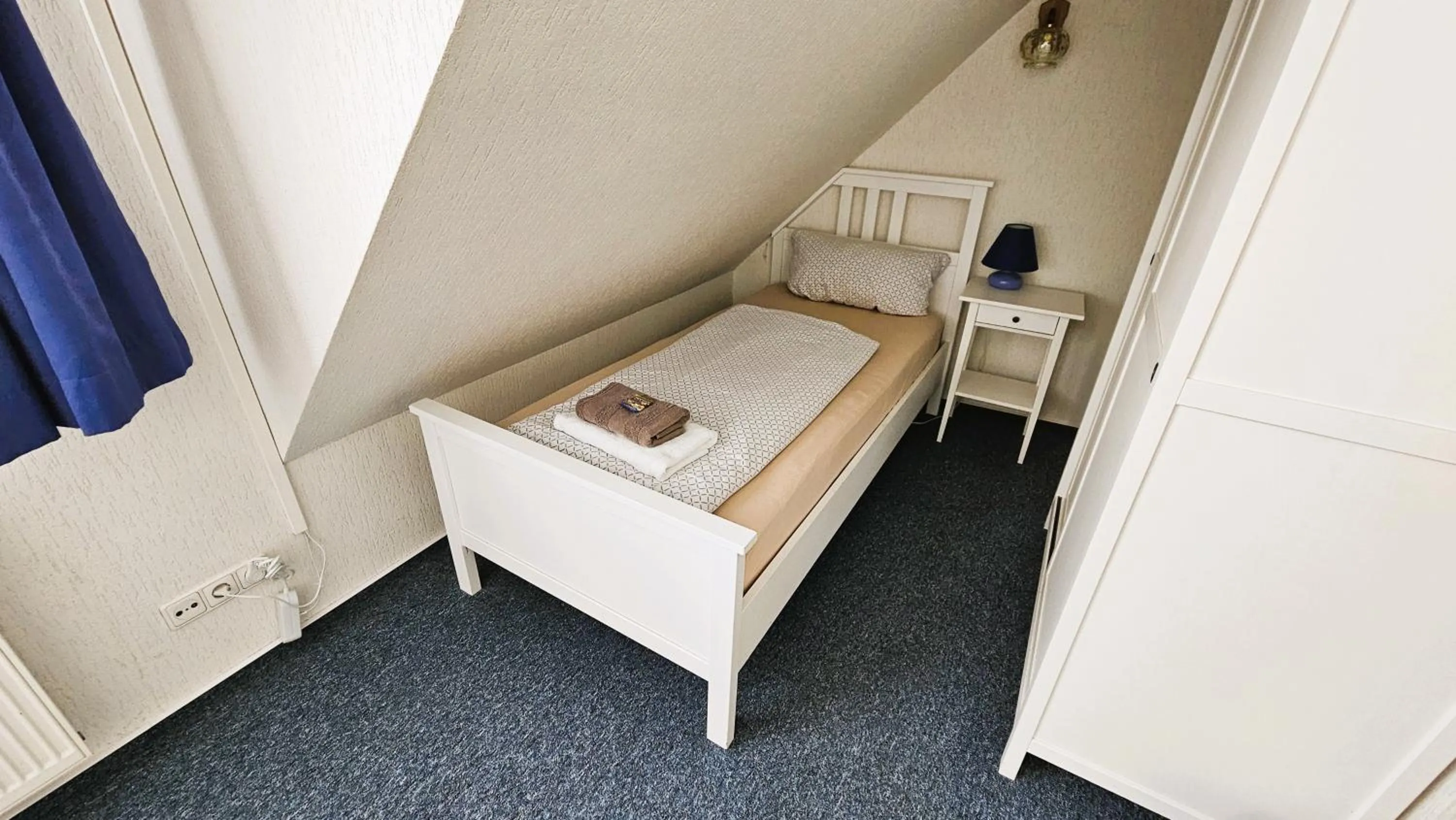 Bed in Hotel Dorfkrug Büsum