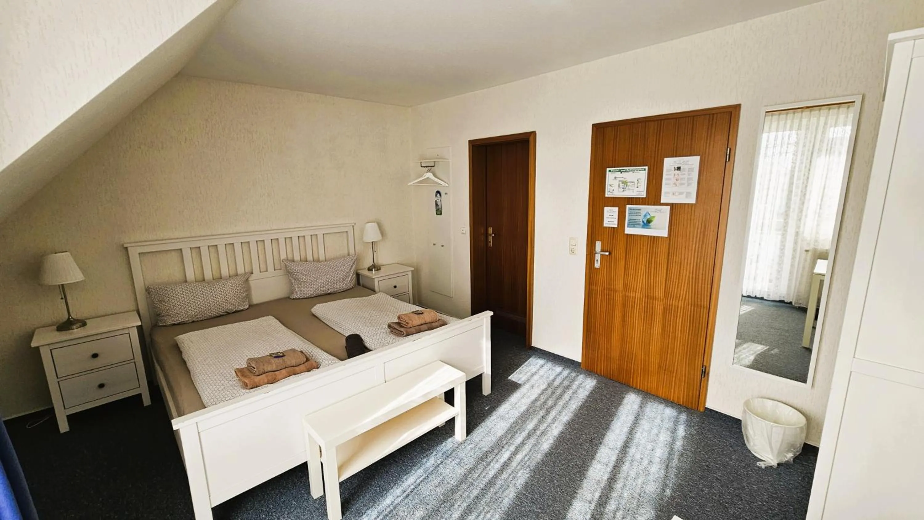 Bed in Hotel Dorfkrug Büsum