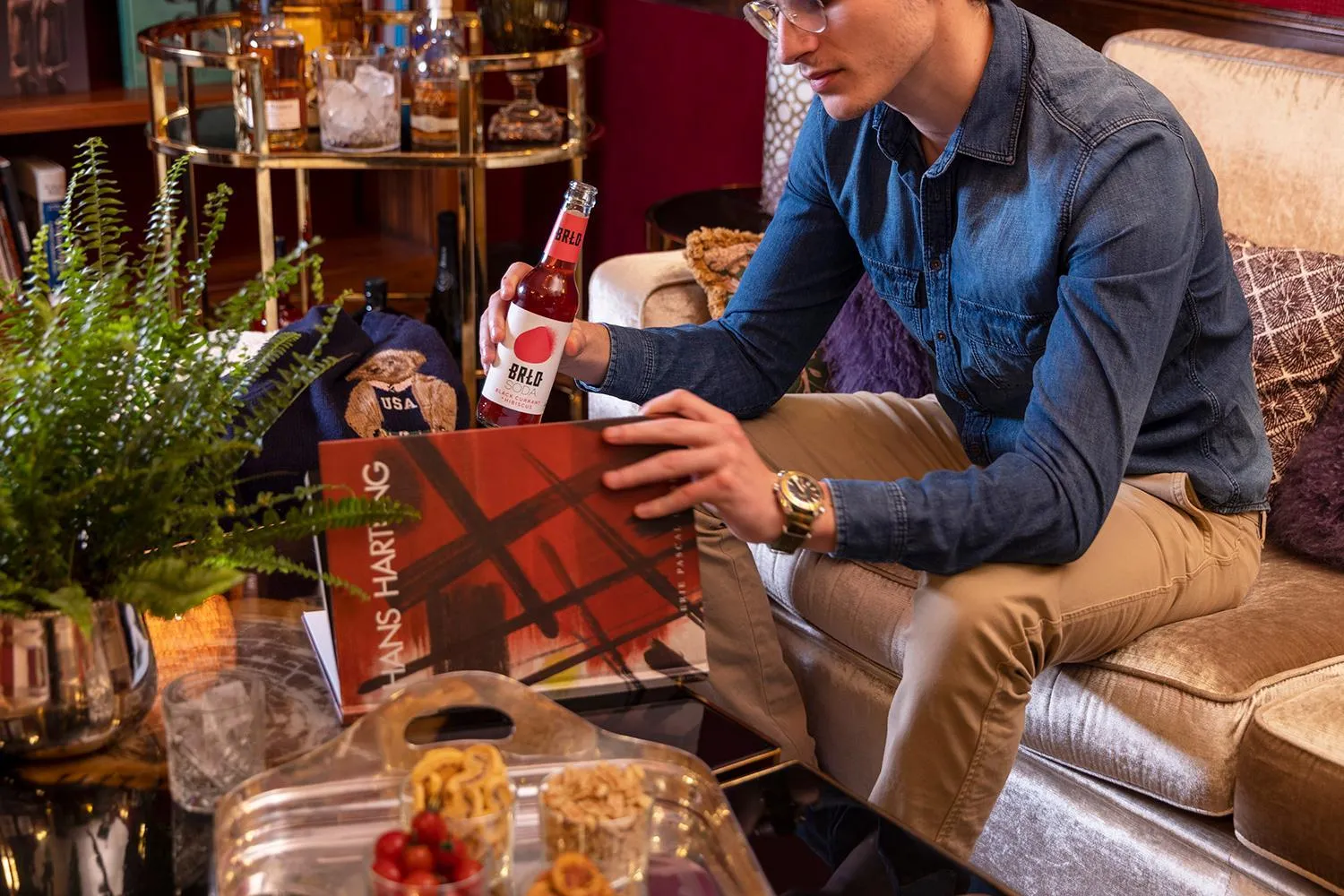 Living room in Hotel De Seine