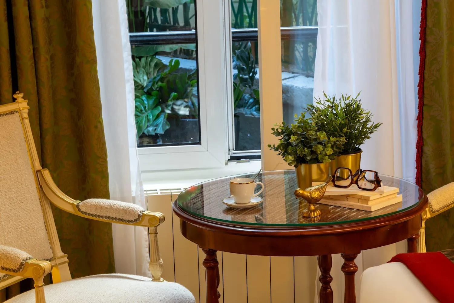 Living room in Hotel De Seine