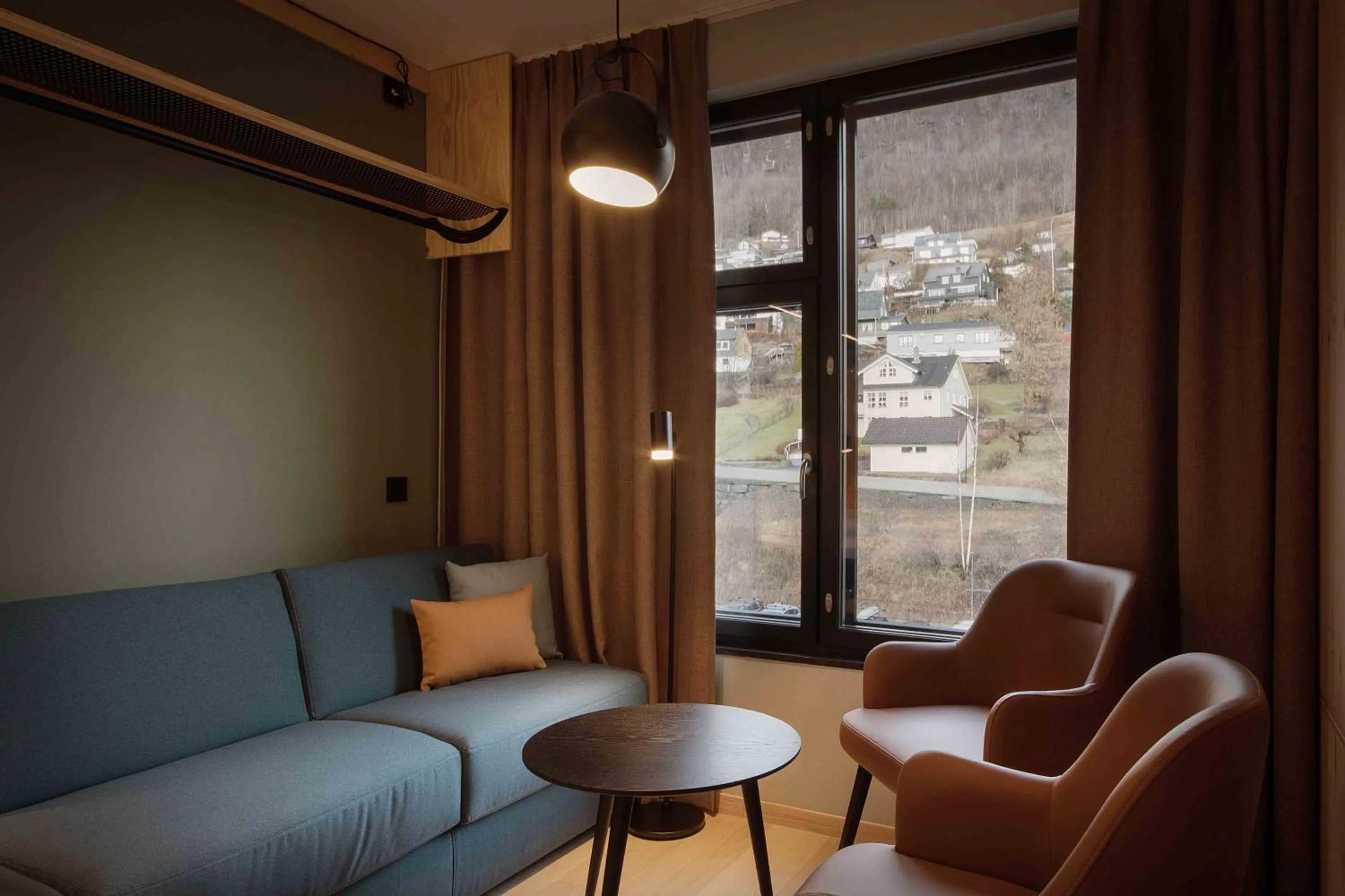 Seating area in Scandic Voss