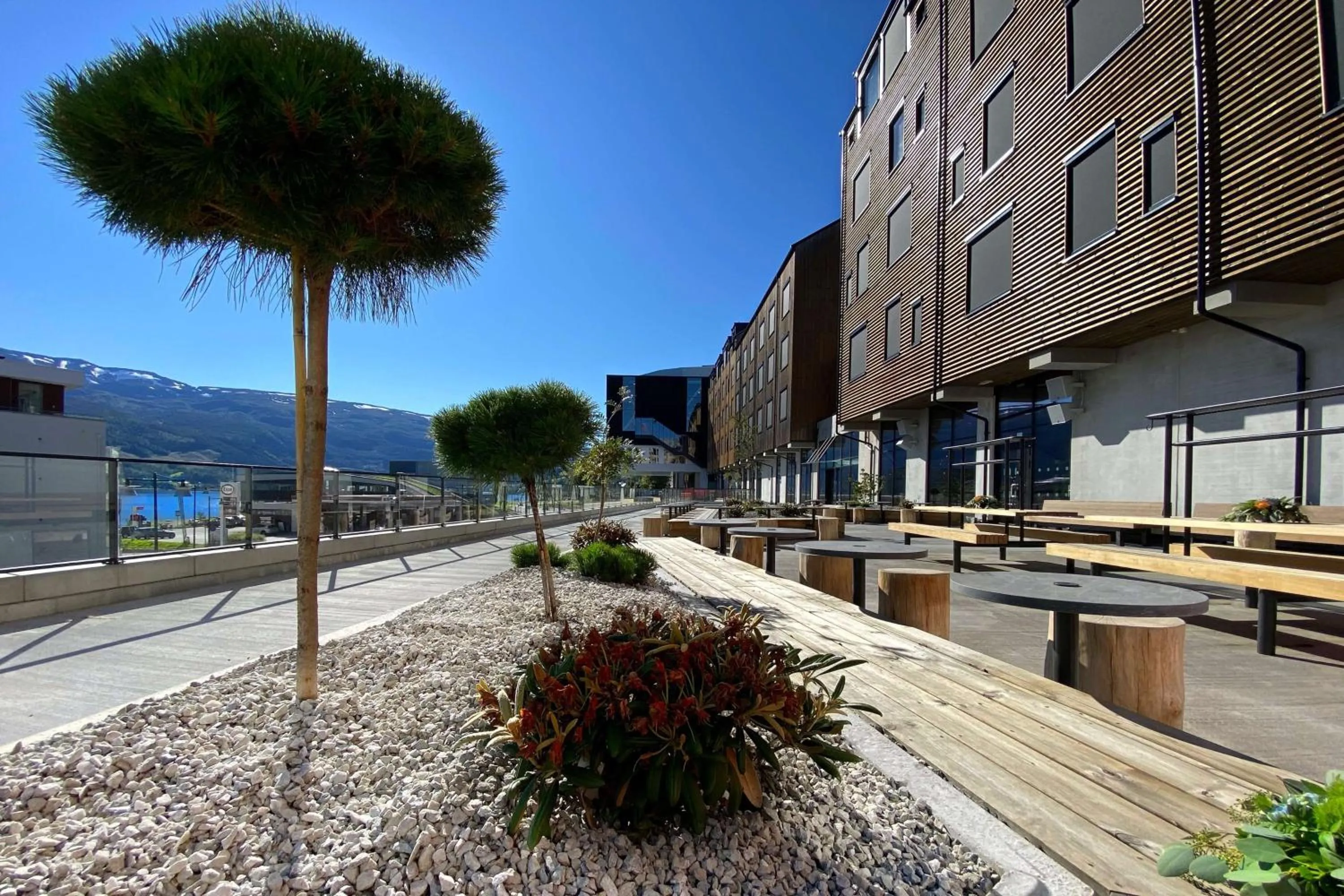 Patio in Scandic Voss