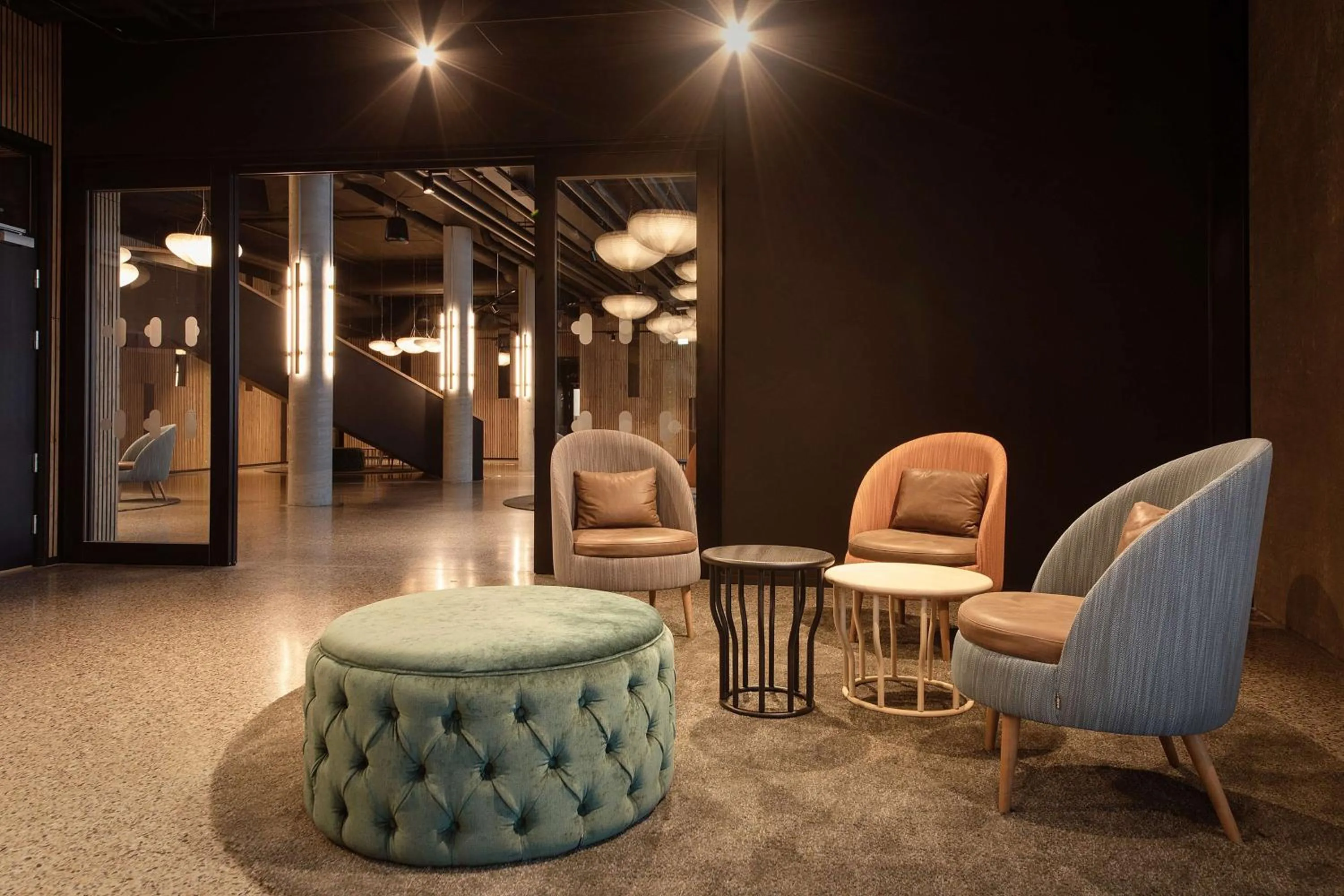 Lobby or reception in Scandic Voss