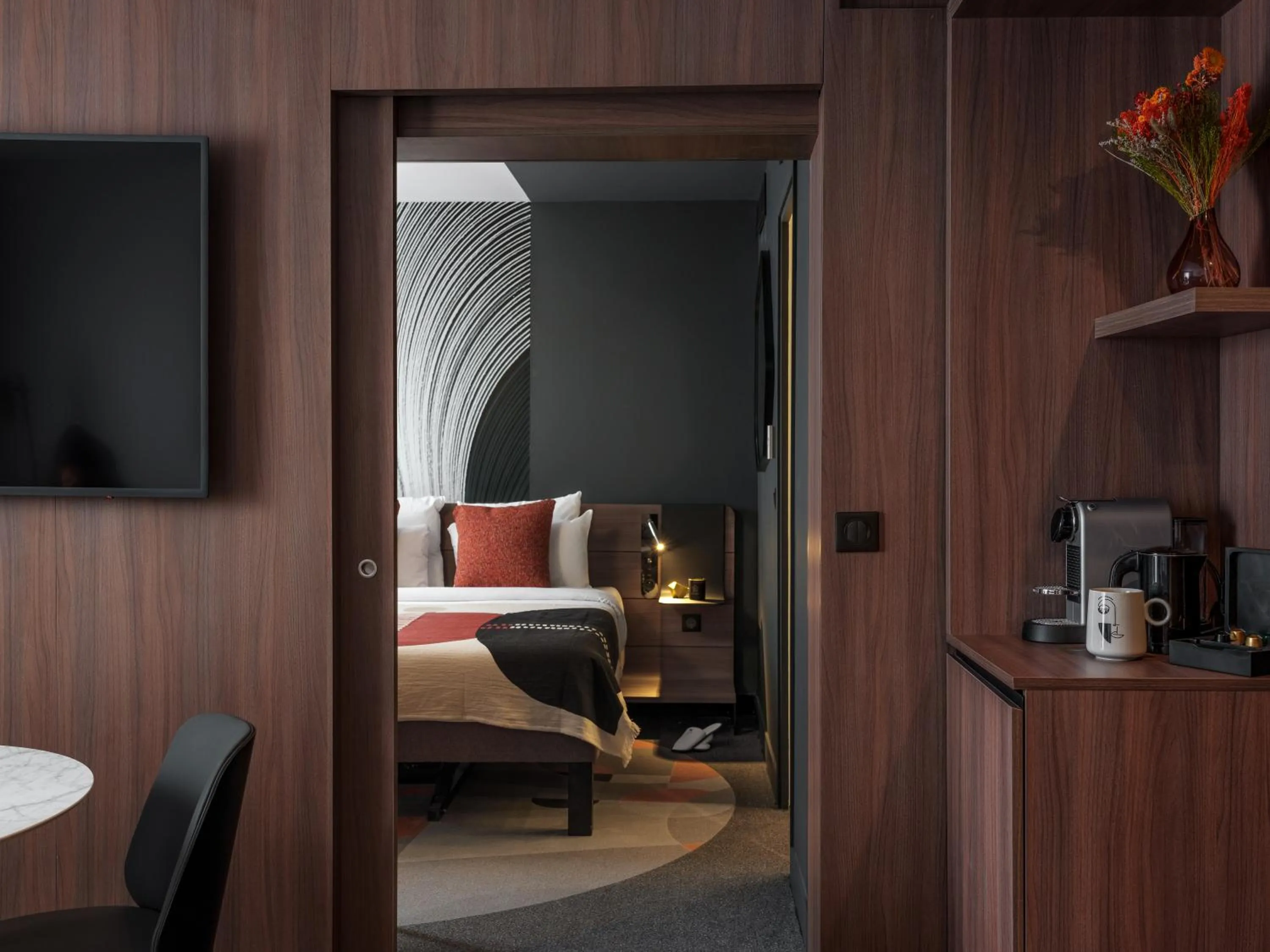 Bed in Novotel Paris Vaugirard Montparnasse