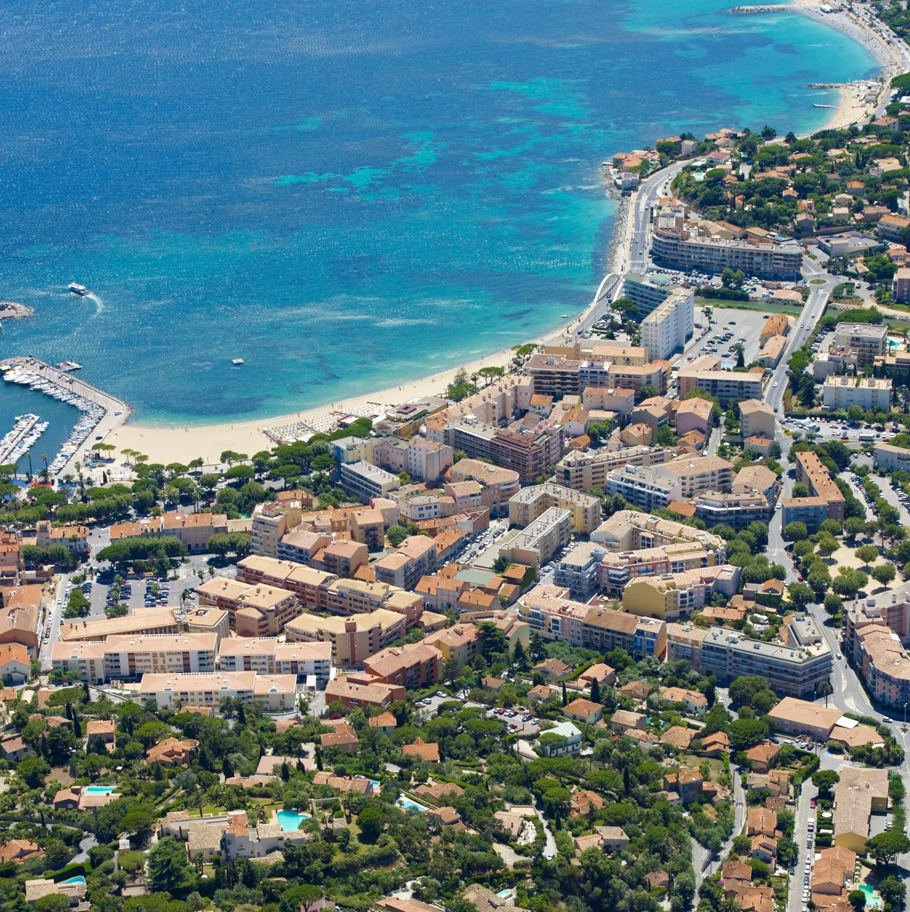 Bird's eye view in Hôtel Lou Paouvadou