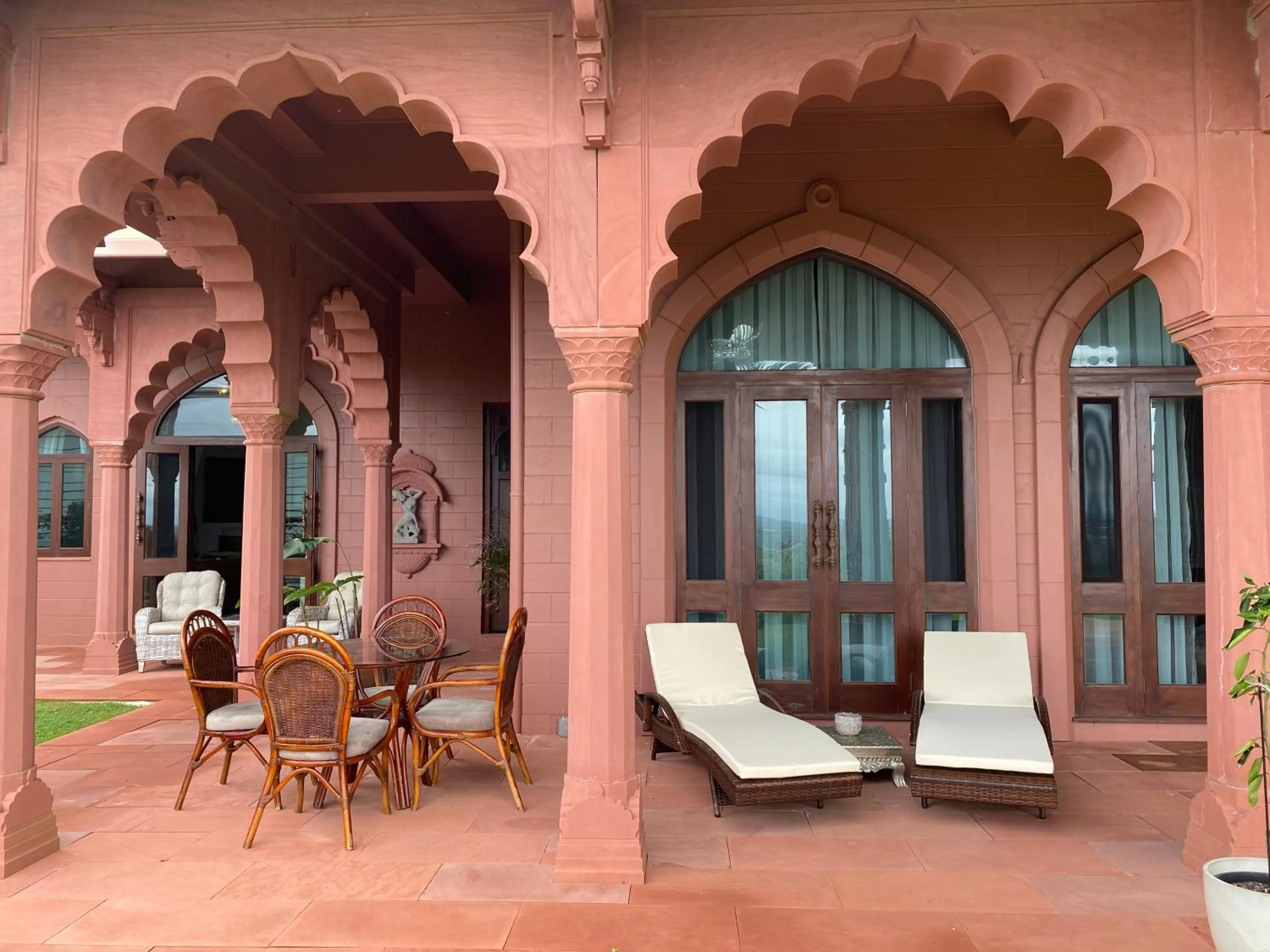 Patio in Jodha Bai Retreat