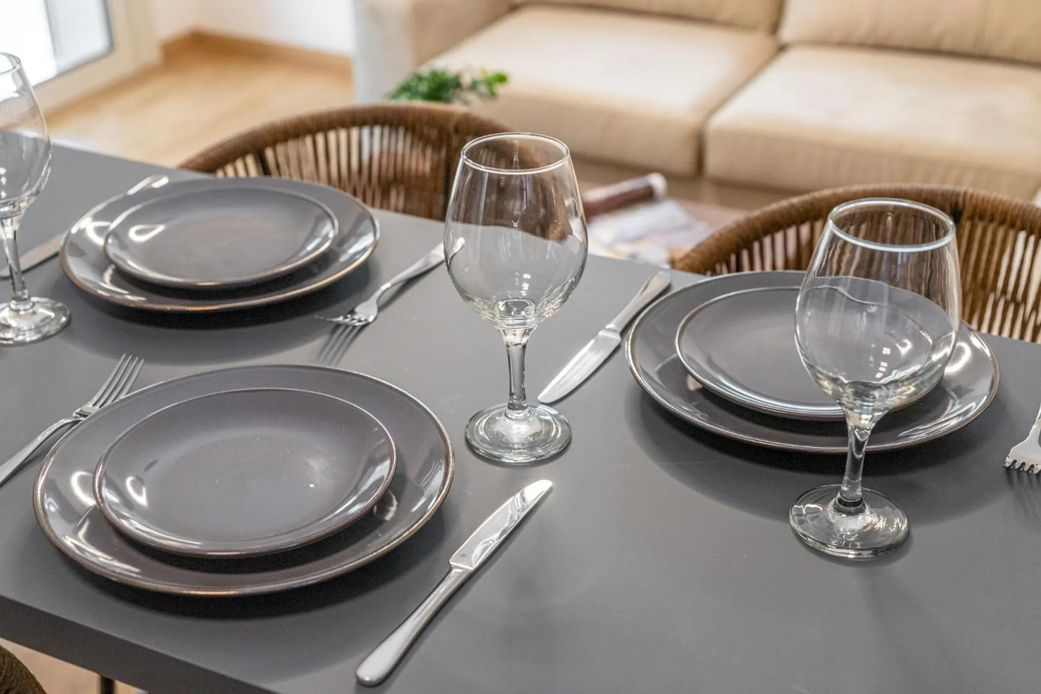 Dining area in Olygreen Athens Residences