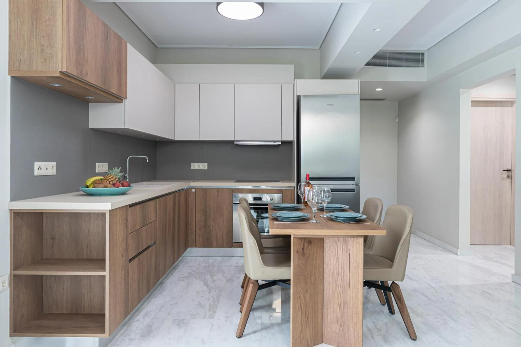 Kitchen or kitchenette in Olygreen Athens Residences
