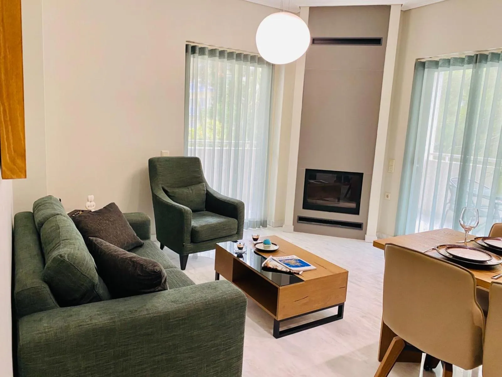 Living room in Olygreen Athens Residences