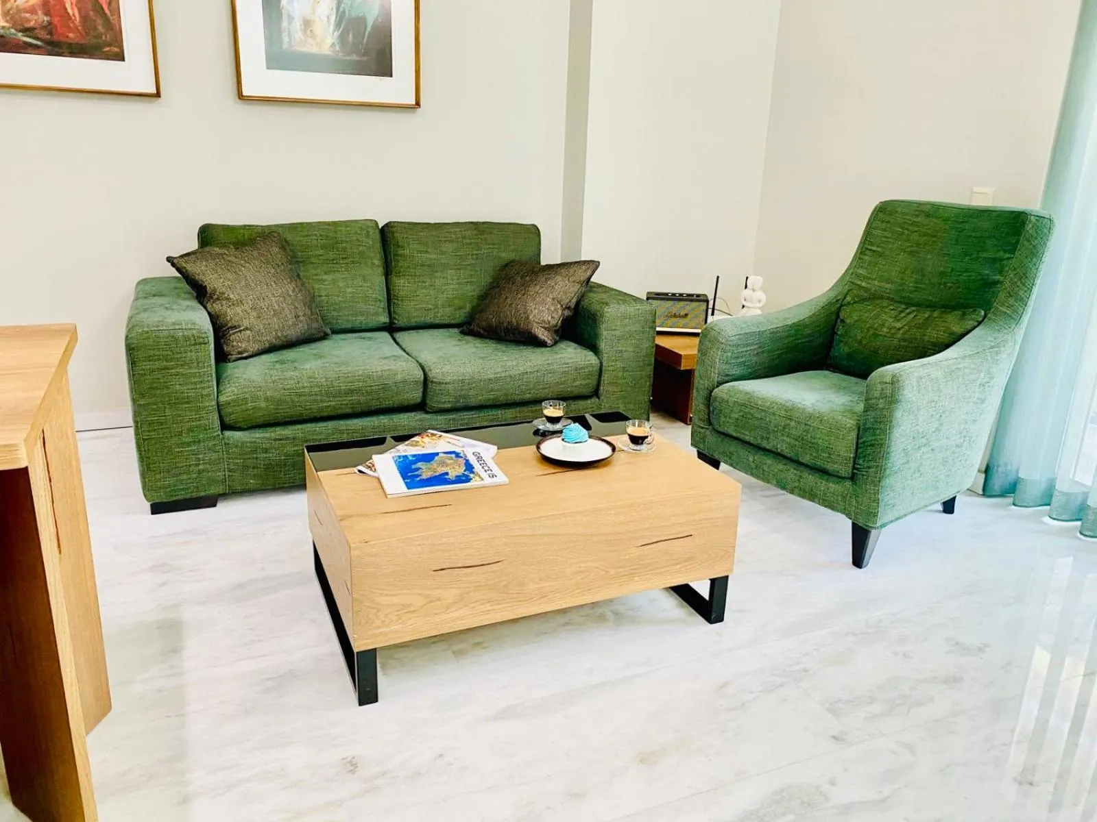 Living room in Olygreen Athens Residences