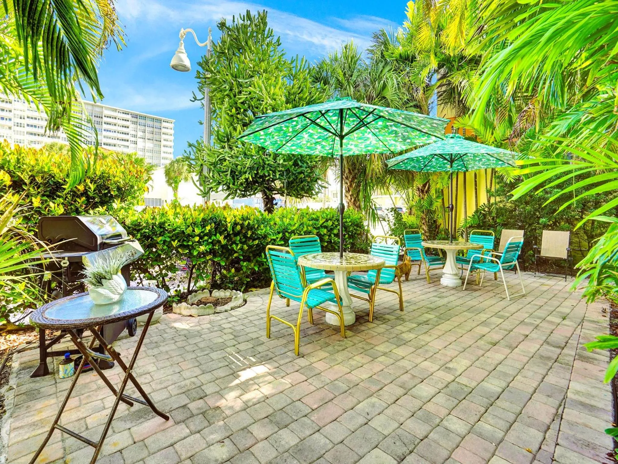 Garden in Beach Tide Motel