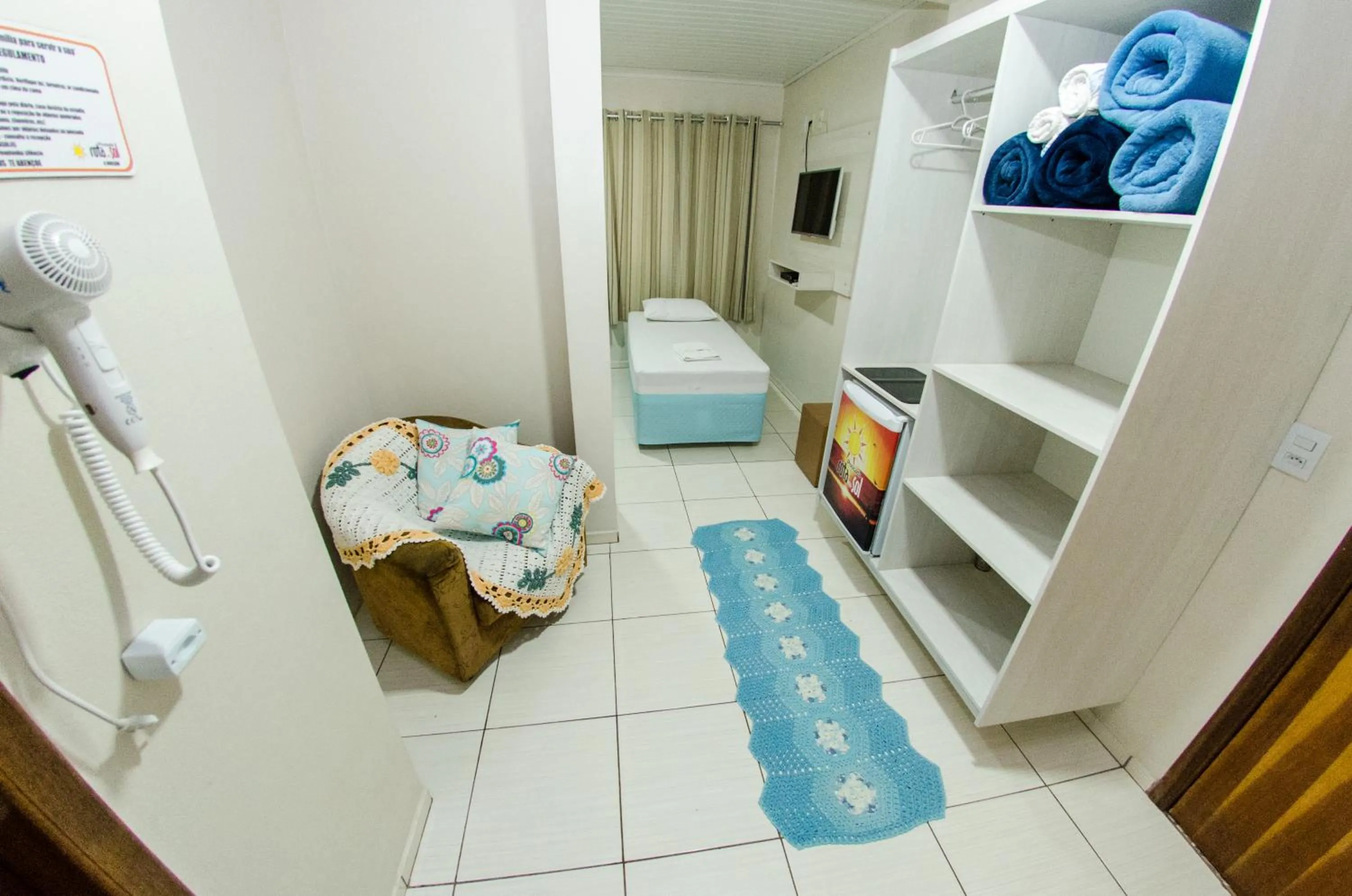 Bedroom, Bed in Pousada Rota do Sol