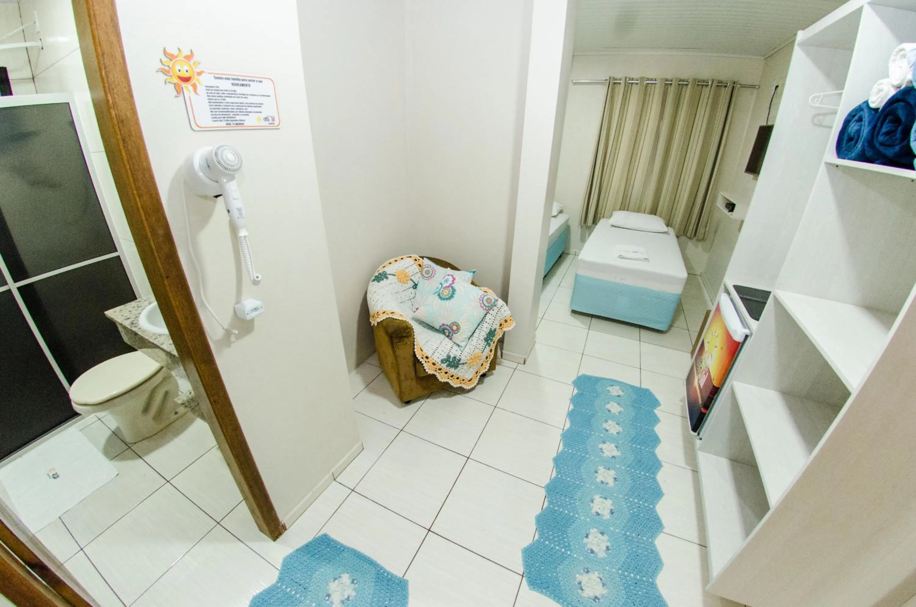 Bedroom, Bed in Pousada Rota do Sol