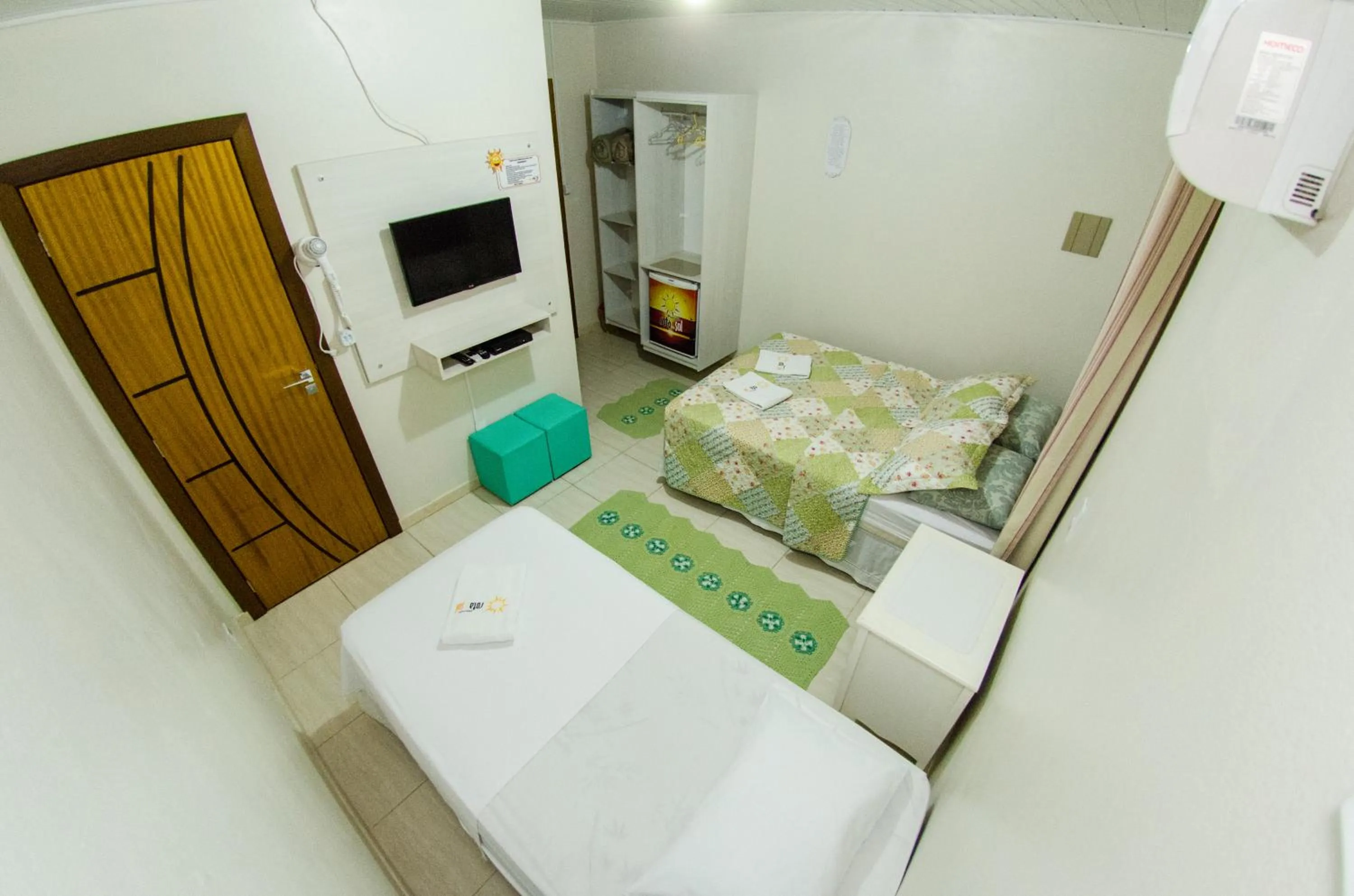 Bedroom, Bed in Pousada Rota do Sol