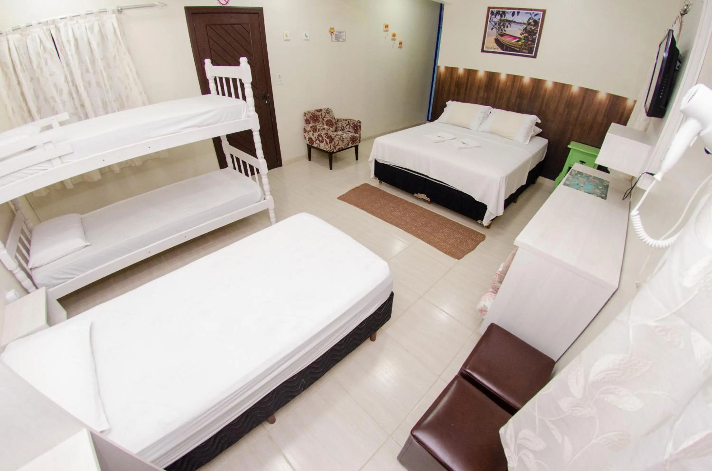 Bedroom, Bed in Pousada Rota do Sol