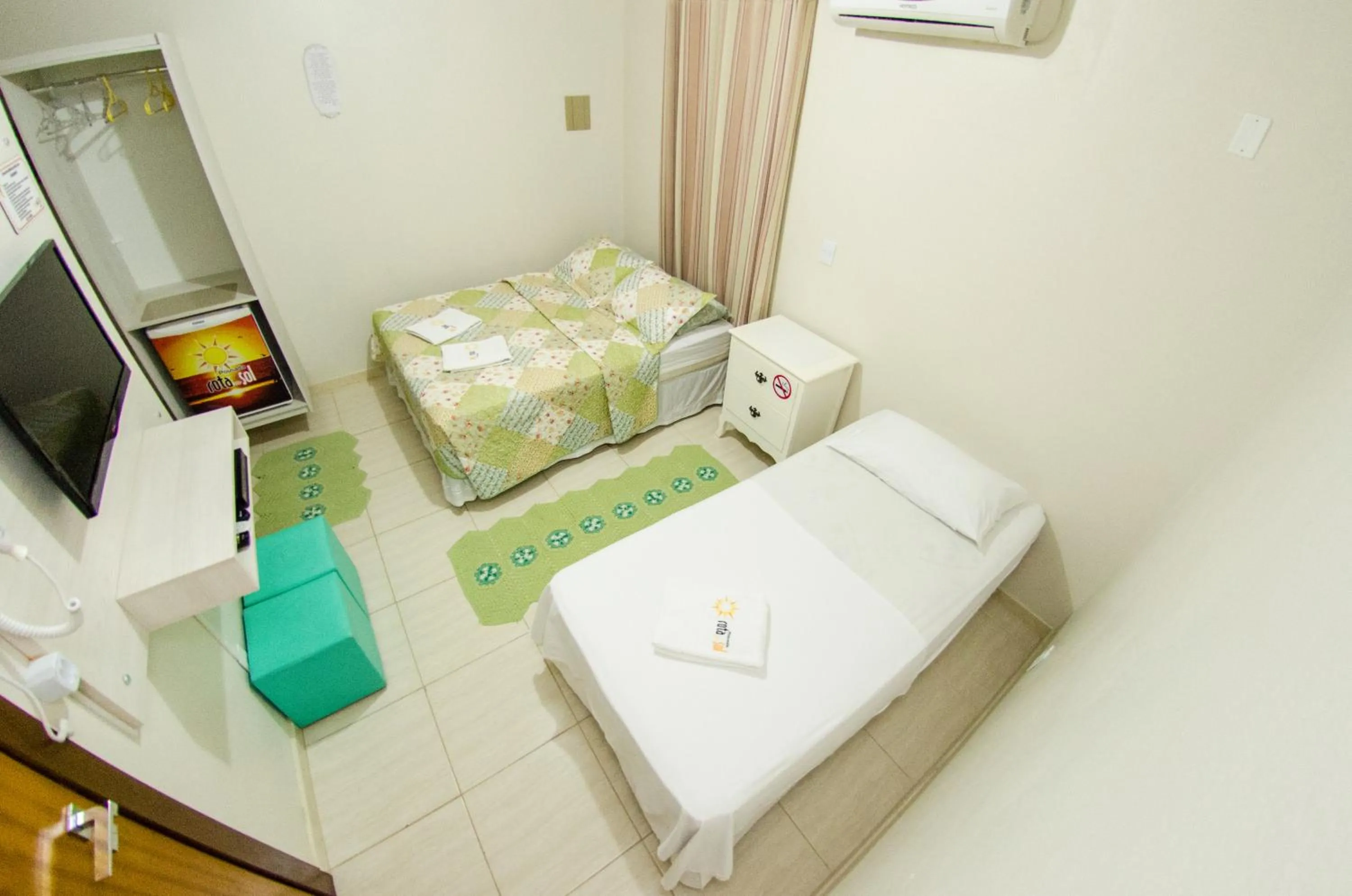 Bedroom, Bed in Pousada Rota do Sol