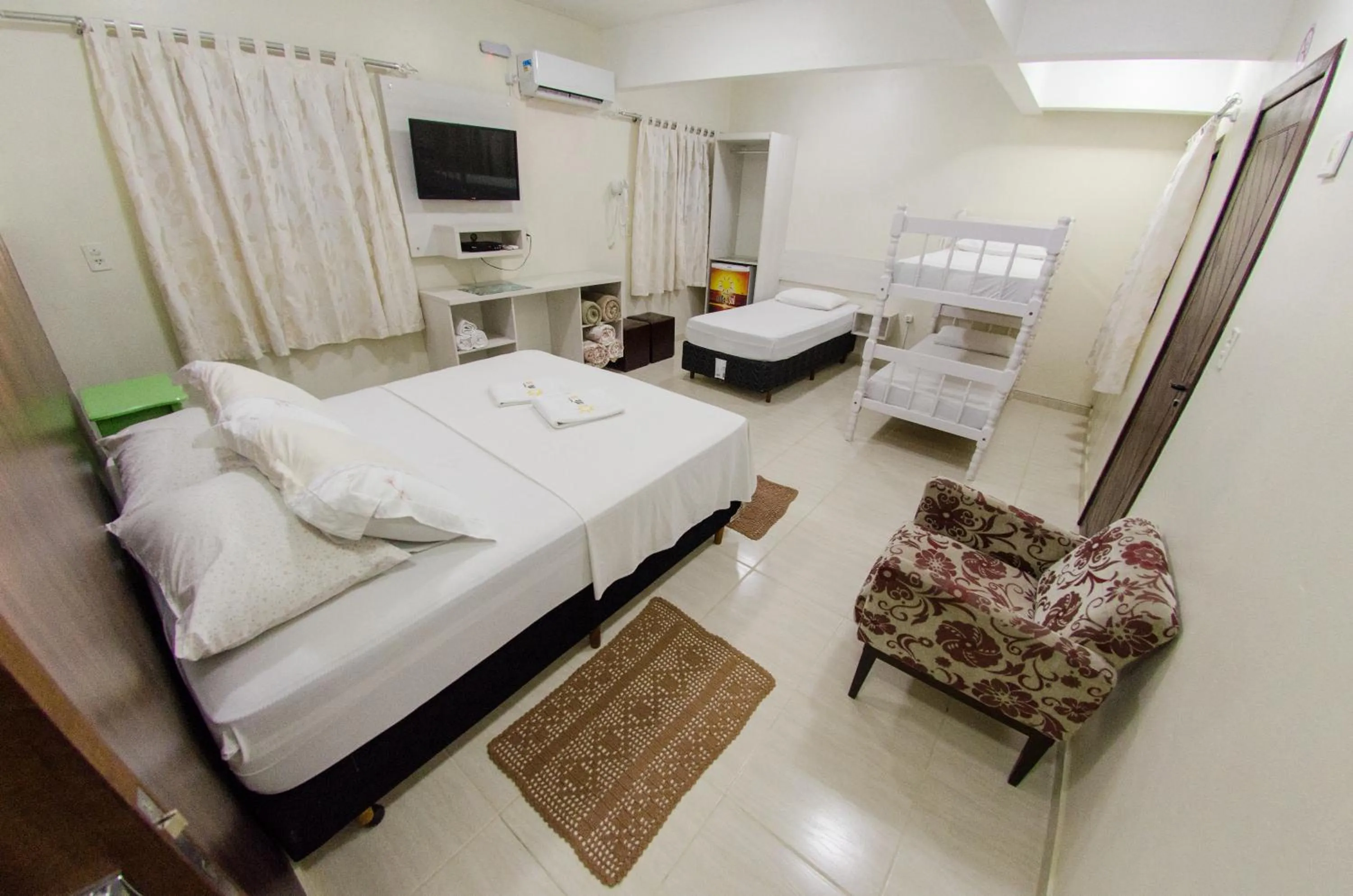 Bedroom, Bed in Pousada Rota do Sol