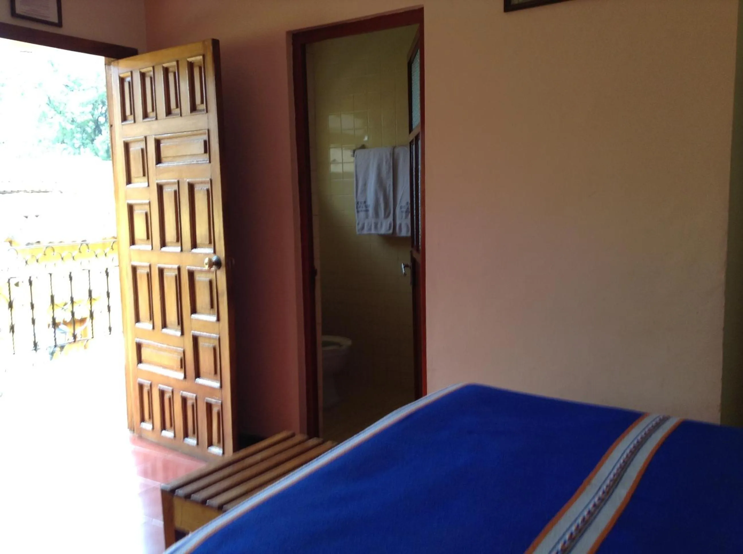 Bed in Posada de la Salud