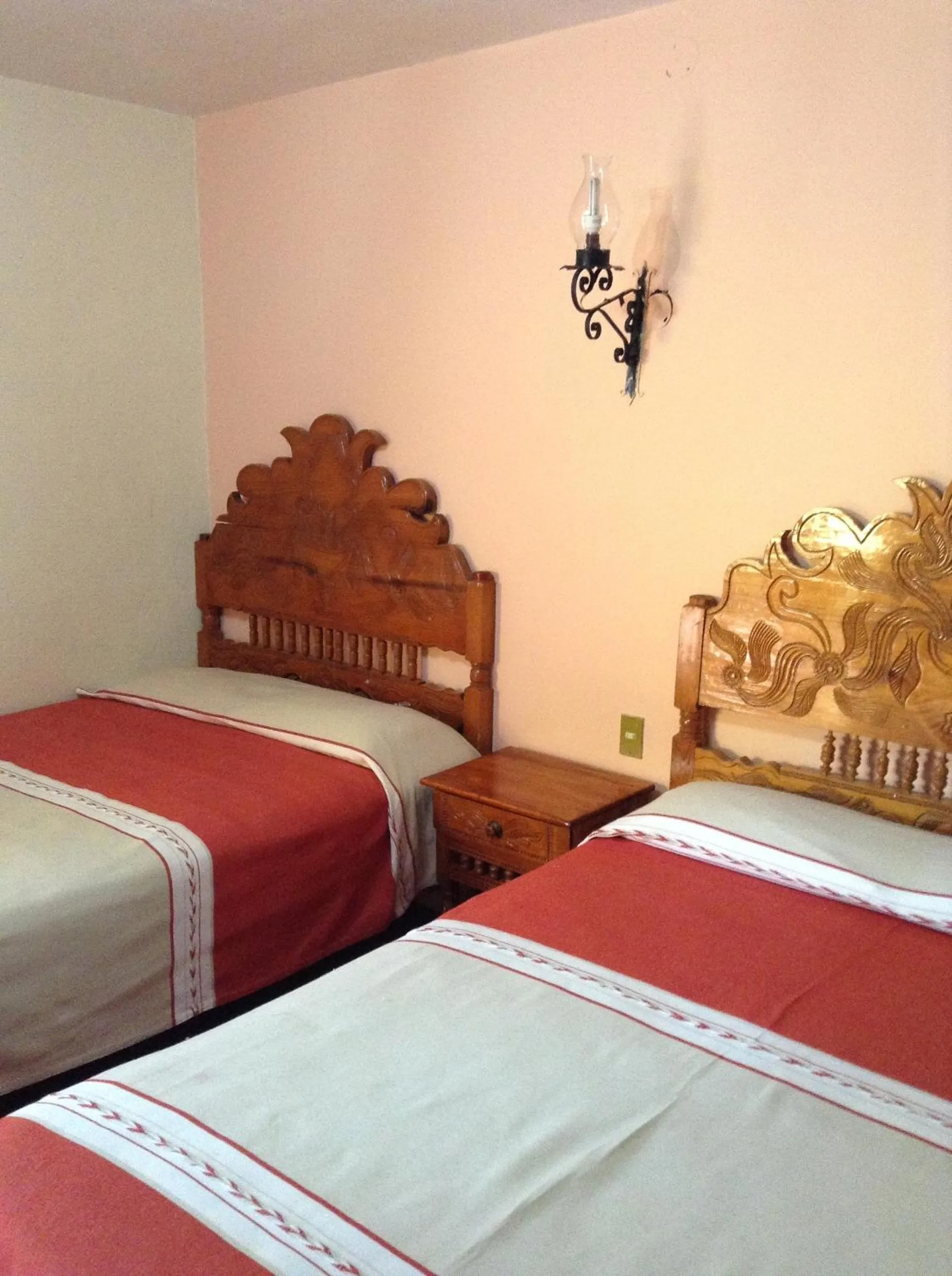 Bed in Posada de la Salud
