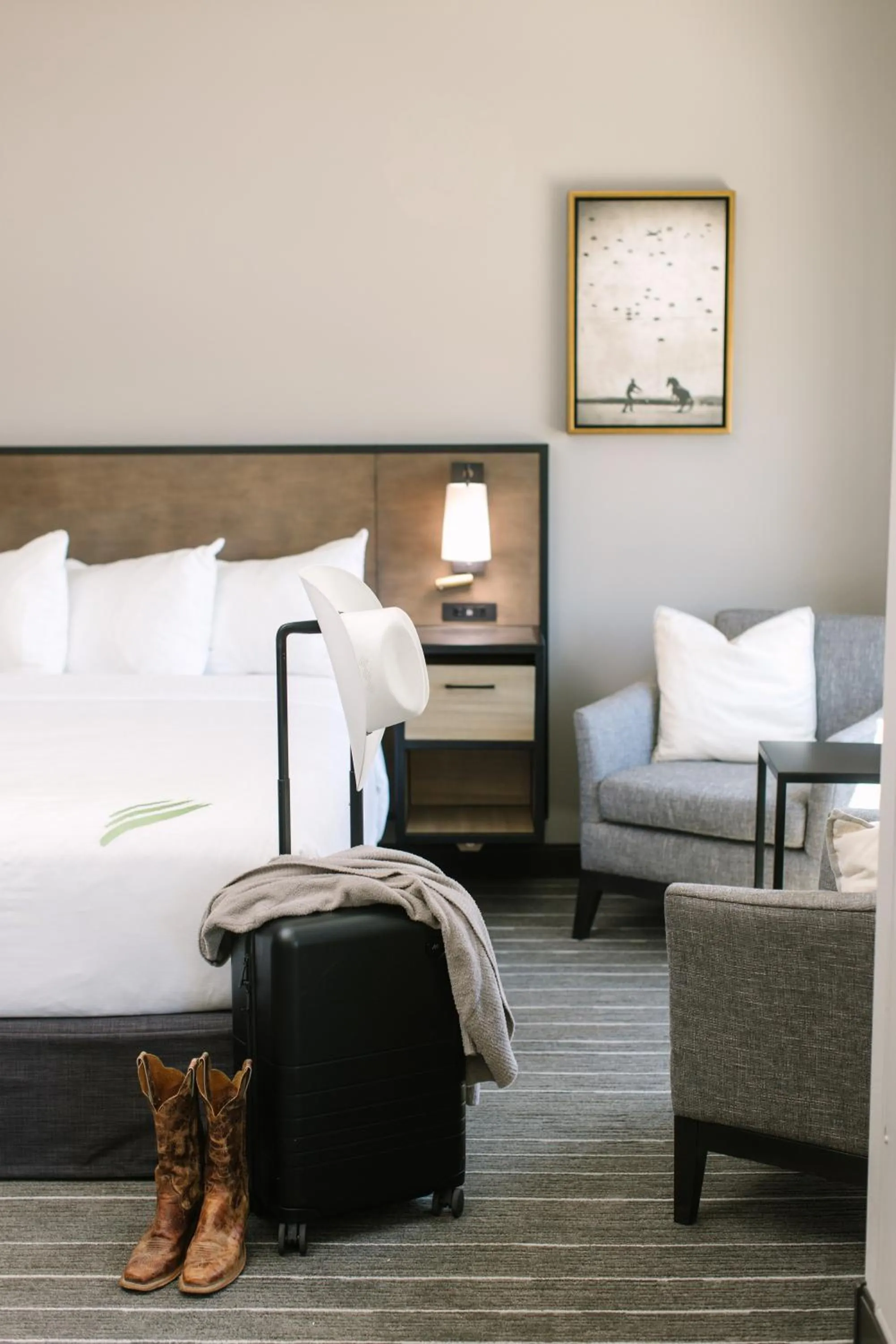 Bed in Hotel Windrow Downtown Ellensburg