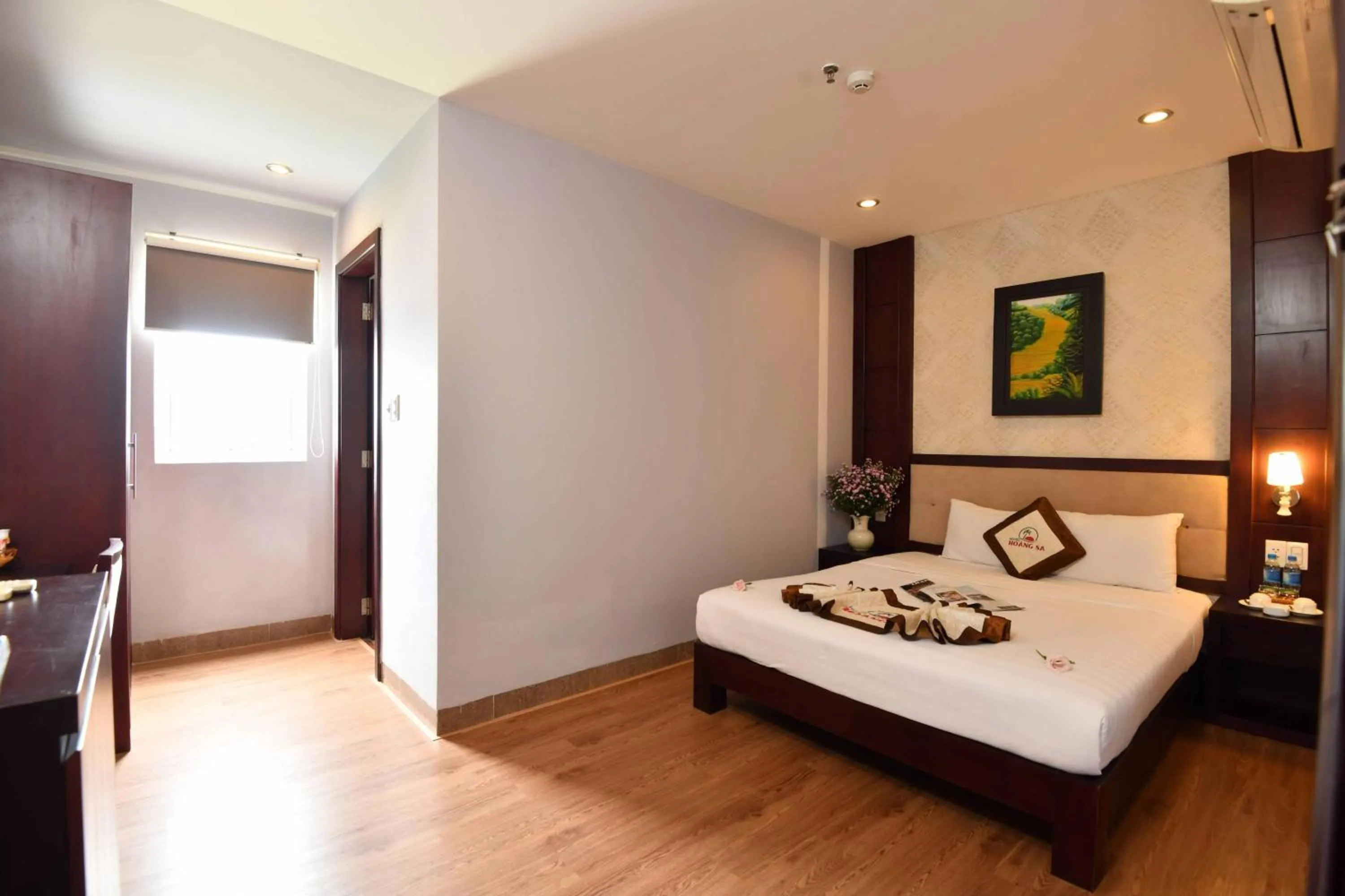 Bed in Hoang Sa Hotel