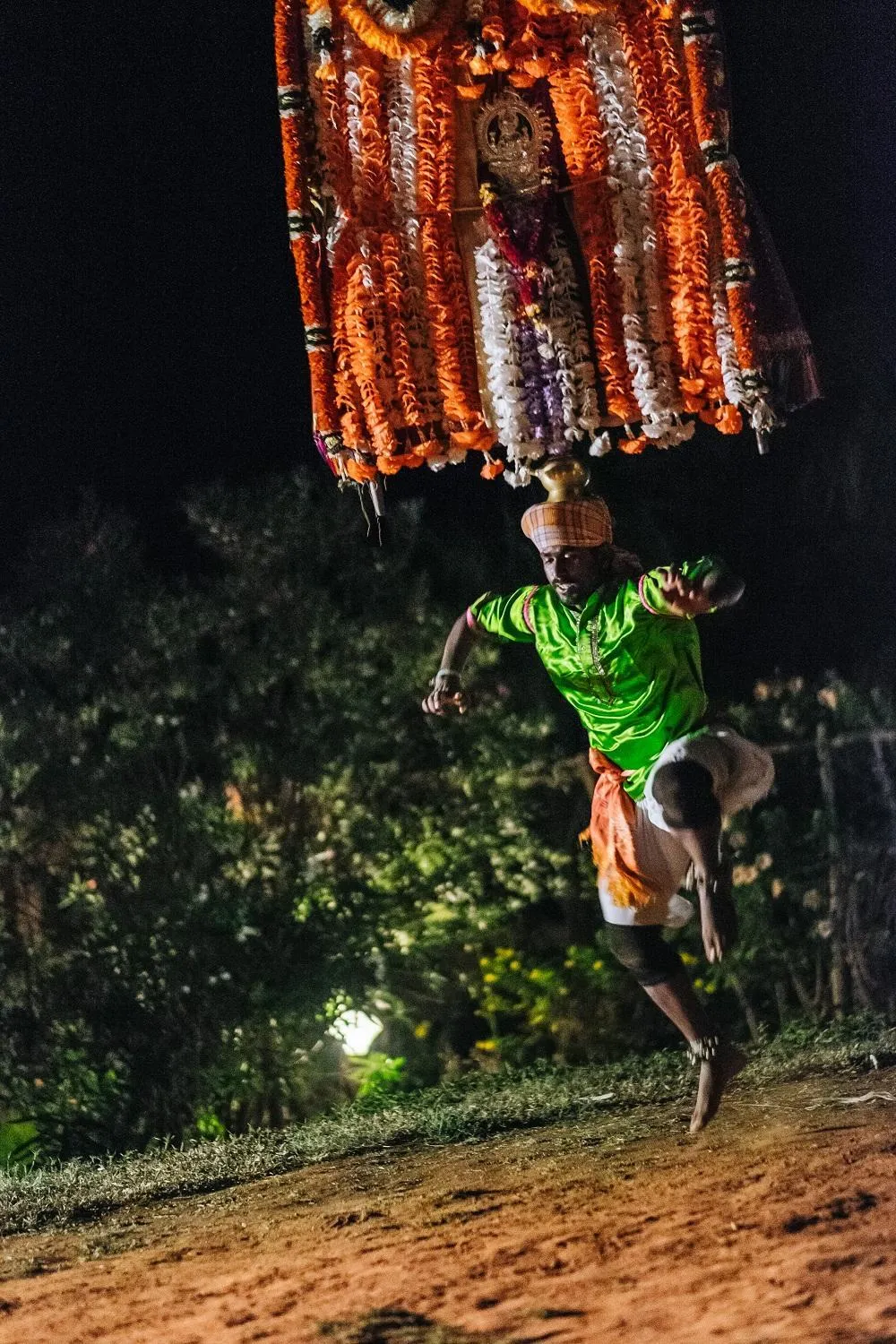 Evening entertainment in Red Earth Kabini