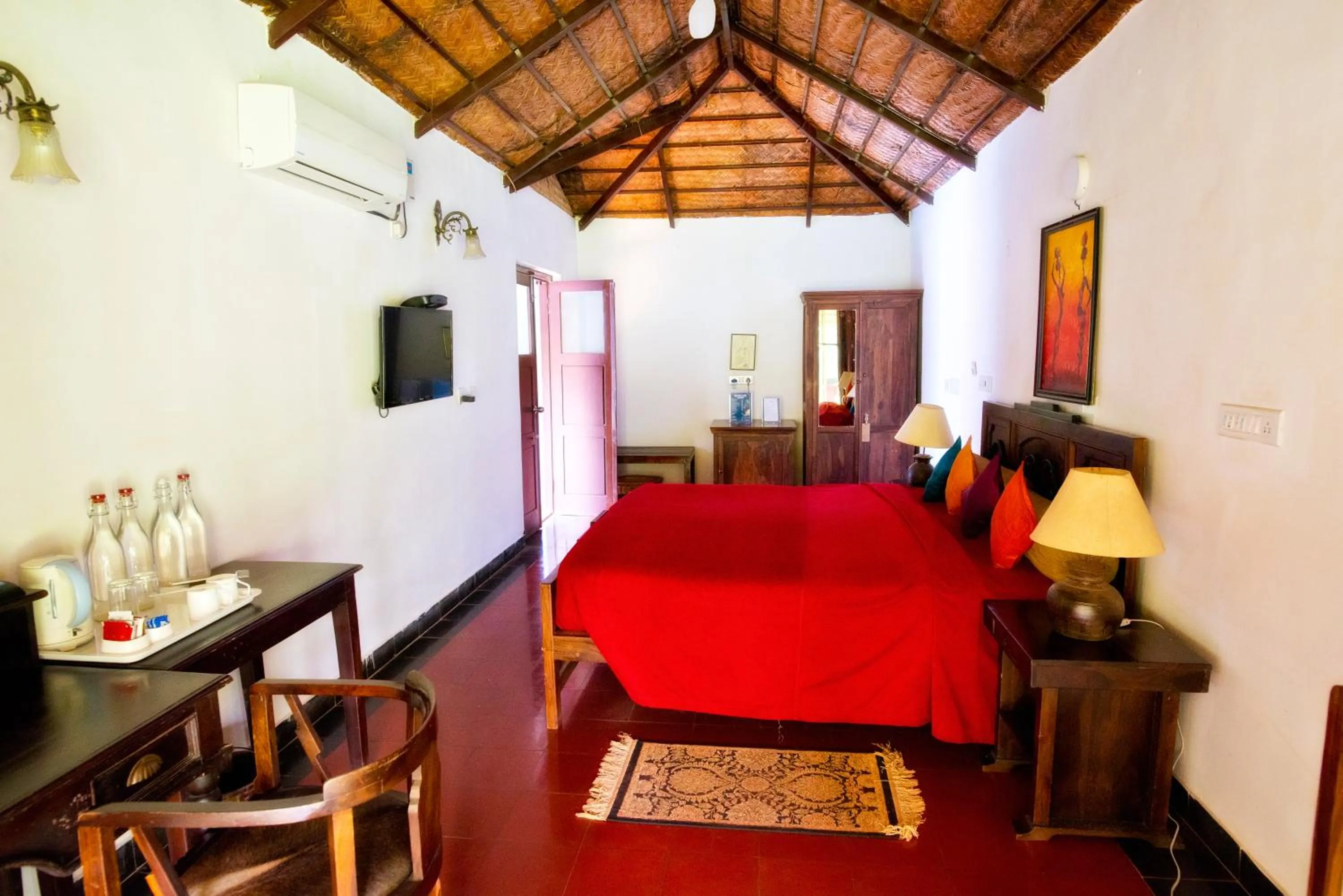 Bed in Red Earth Kabini