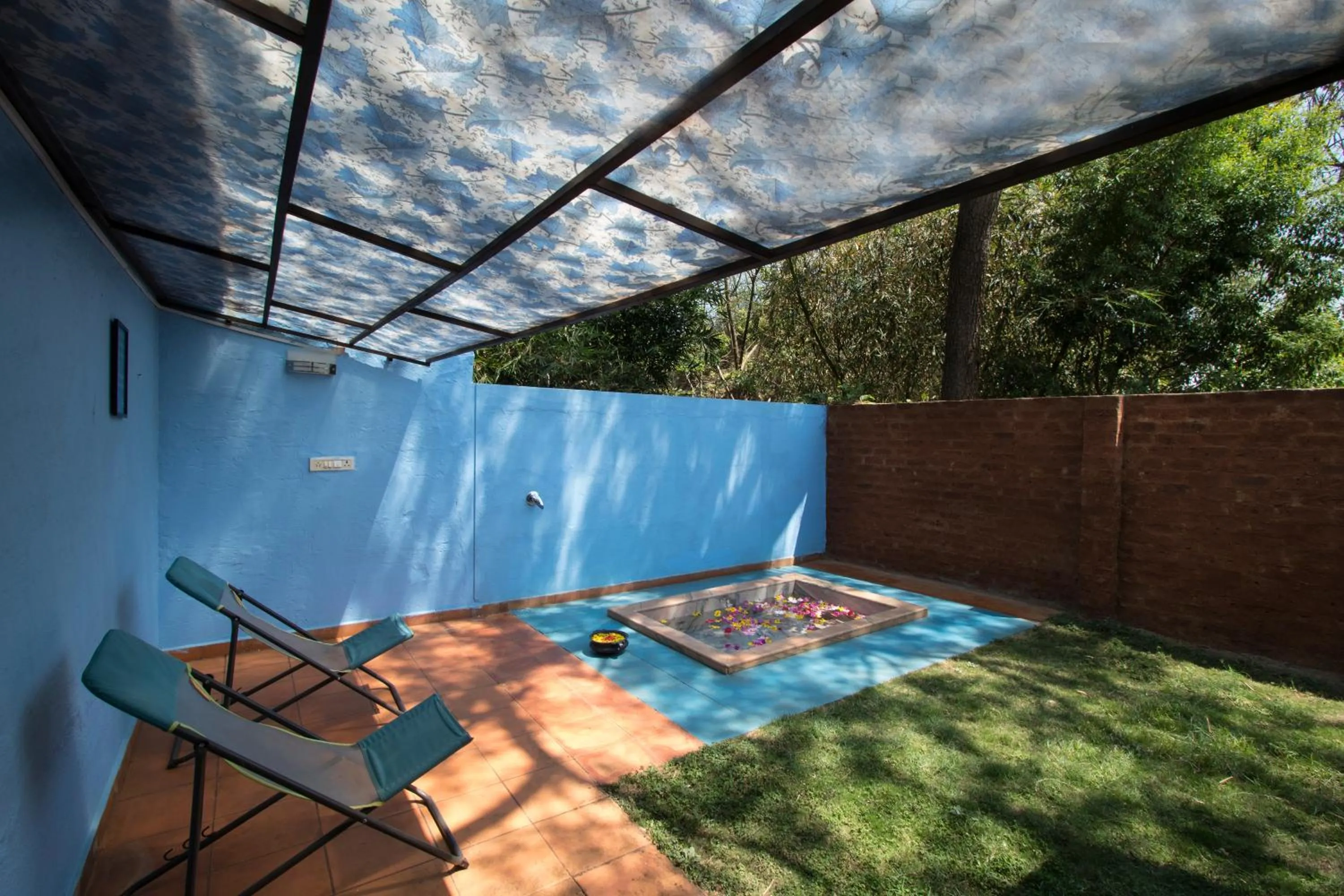 Patio in Red Earth Kabini