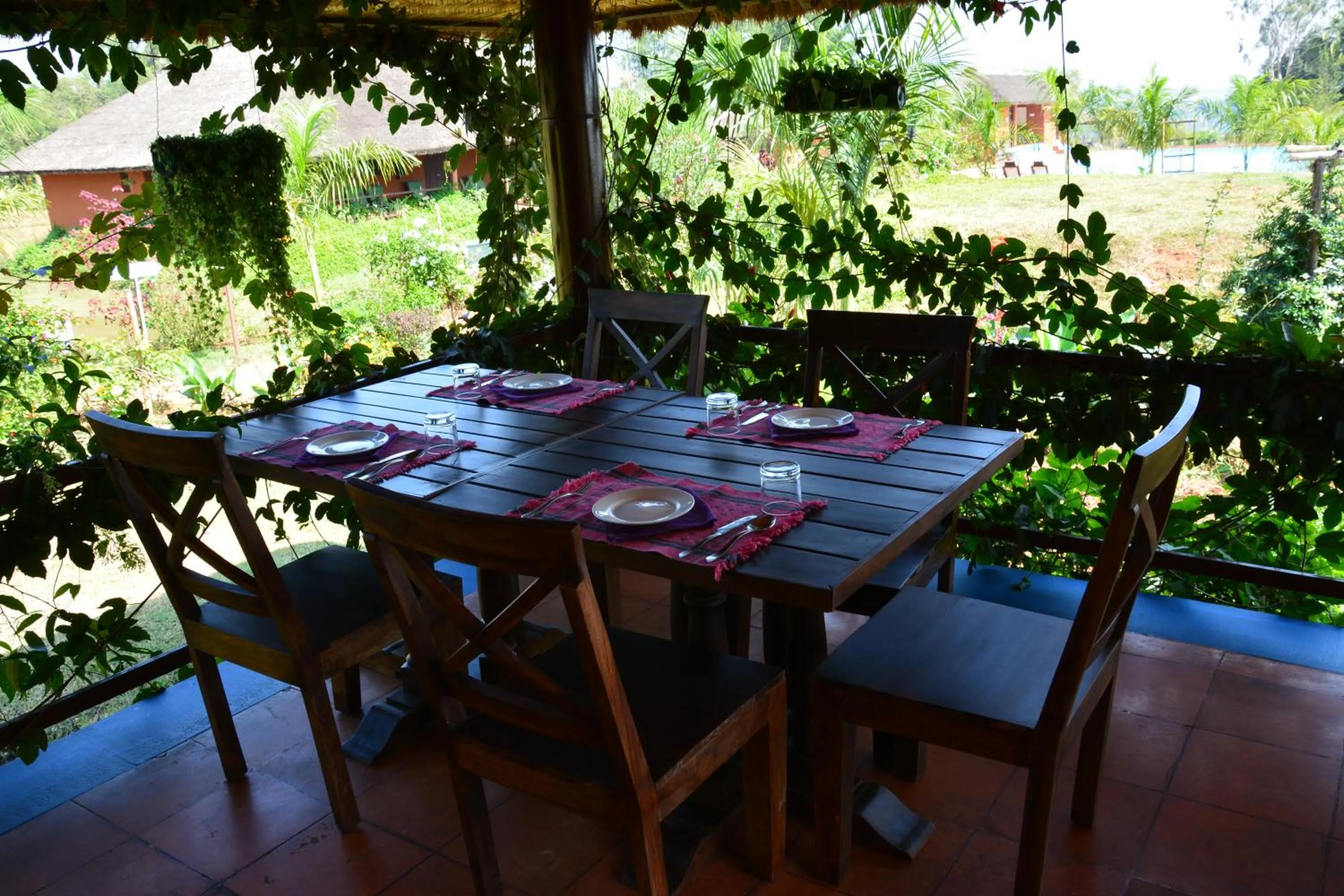 Breakfast in Red Earth Kabini