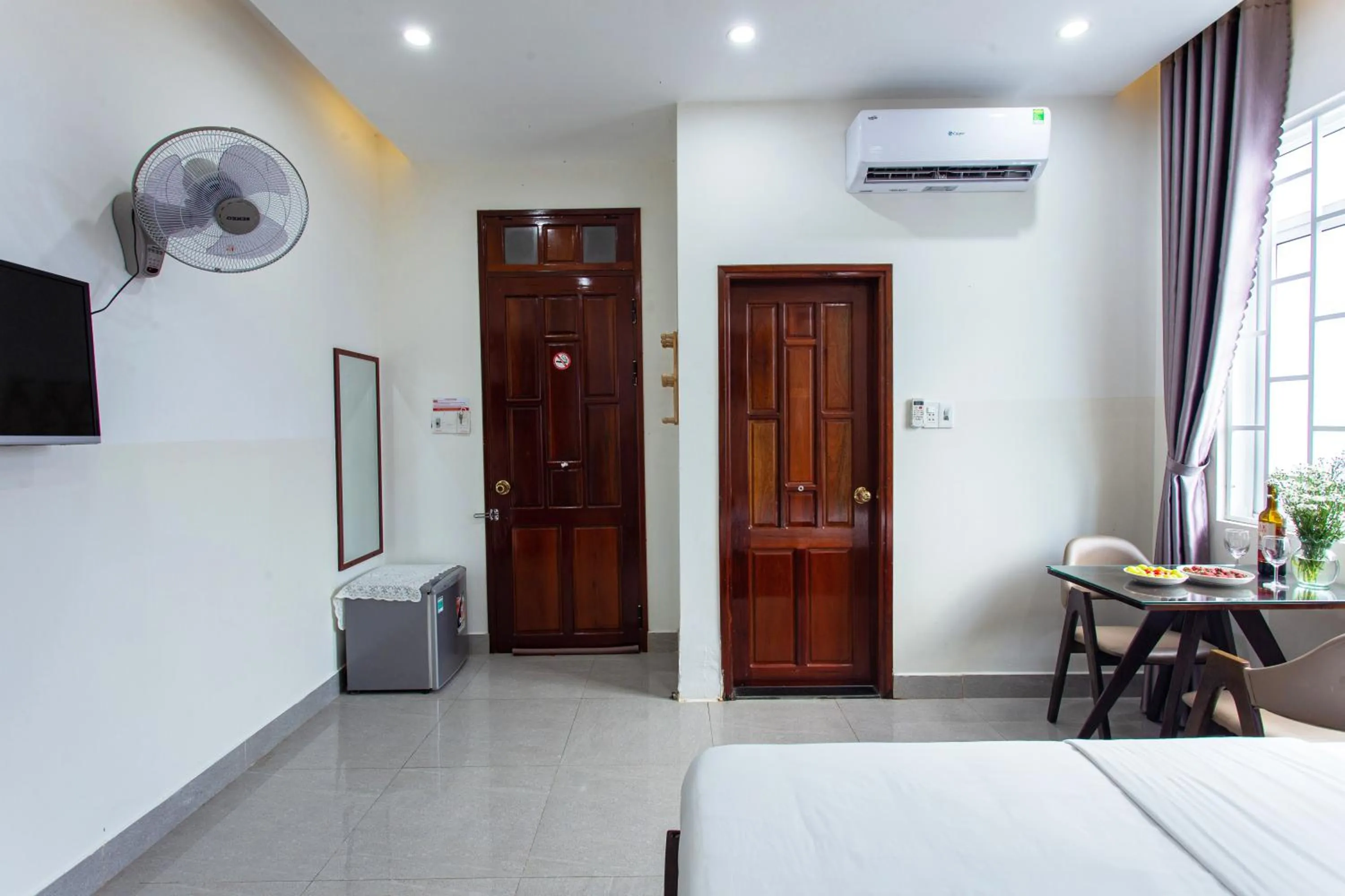 oven, Bed in Le House Hotel and Studio