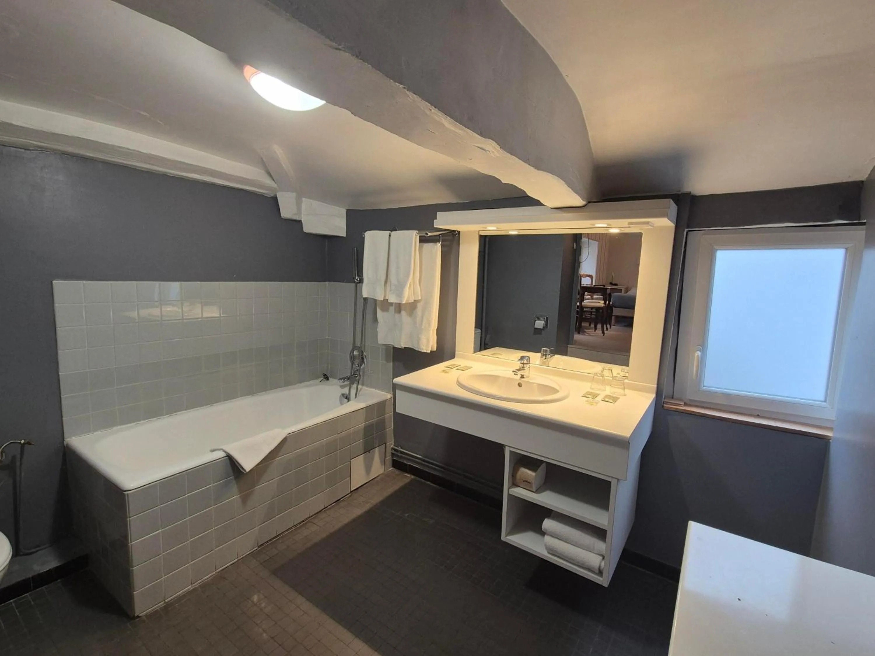 Bed in Hotel Saint Jean