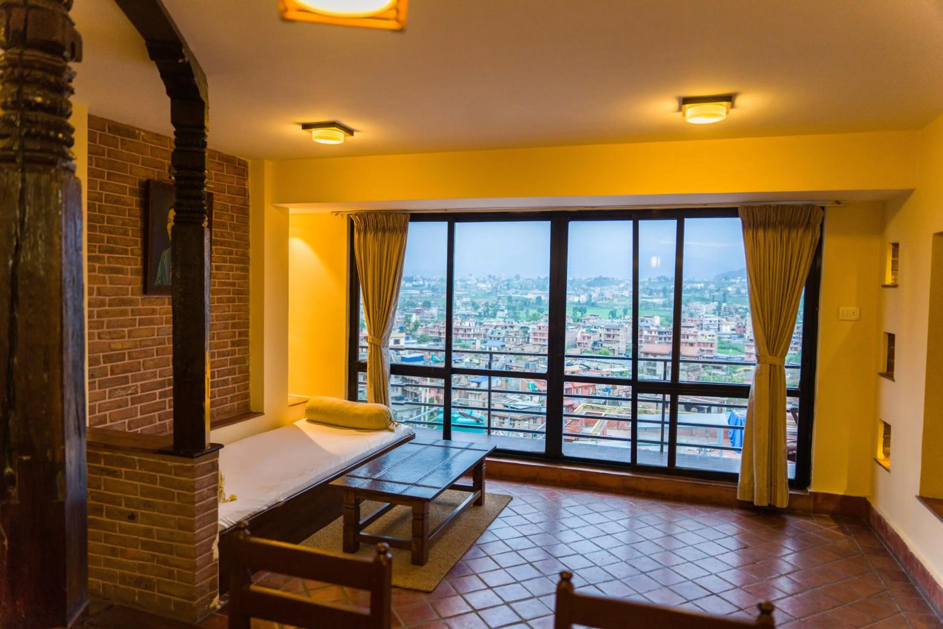 View (from property/room), Bed in Thagu Chhen, a Boutique Hotel