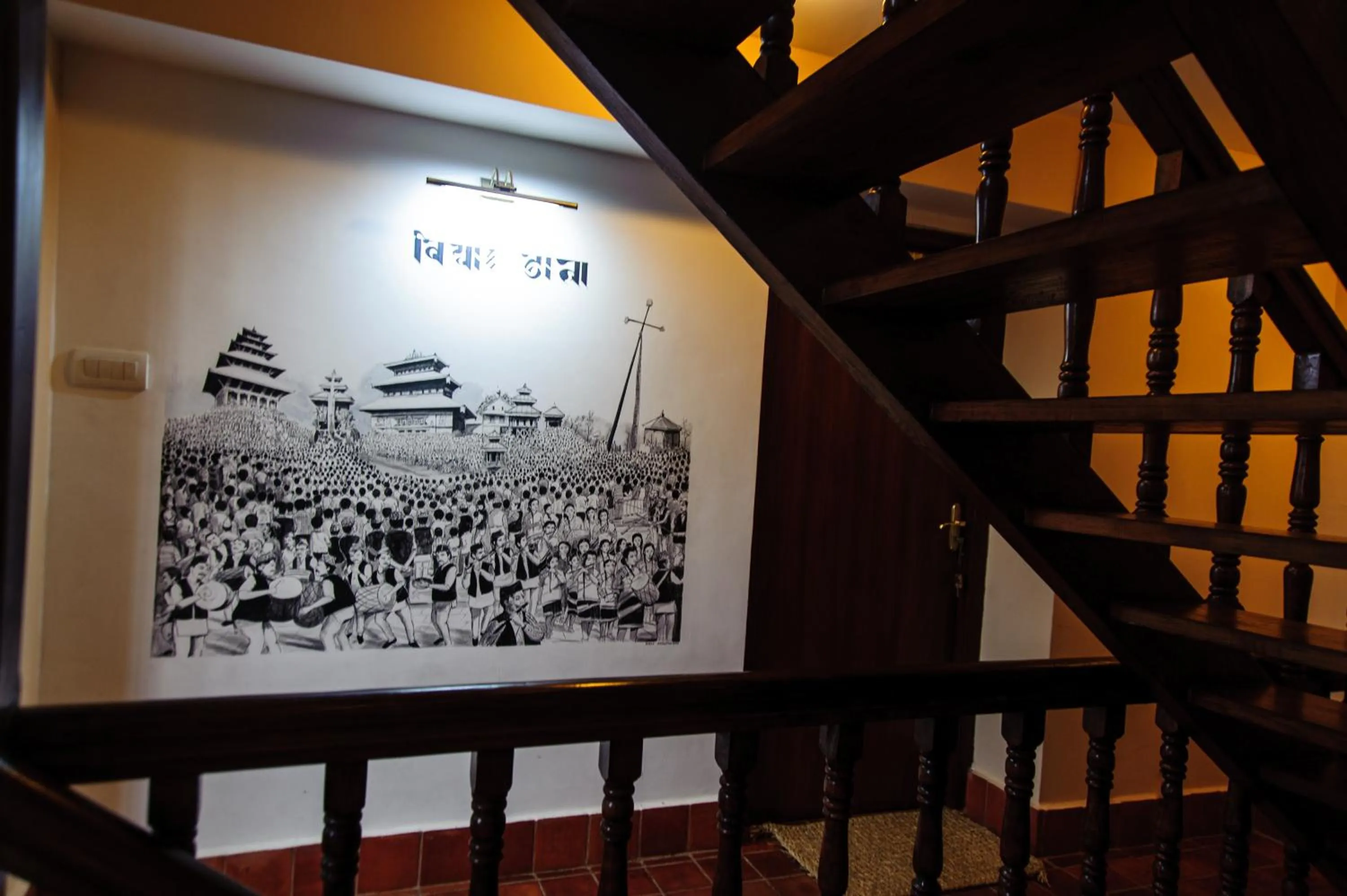 Decorative detail in Thagu Chhen, a Boutique Hotel