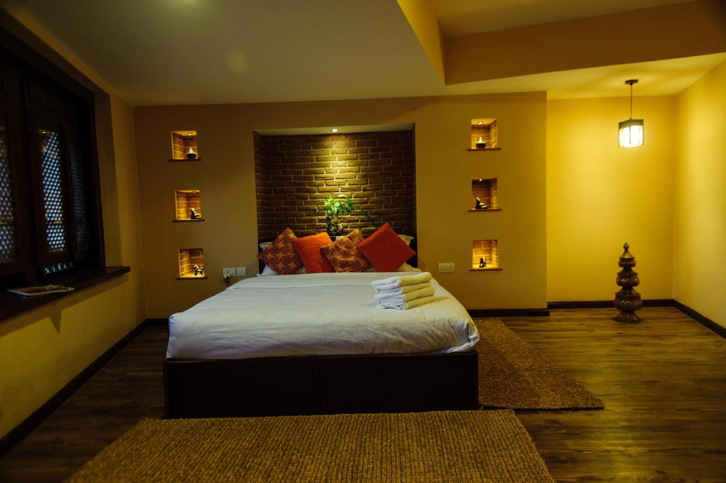 Bed in Thagu Chhen, a Boutique Hotel