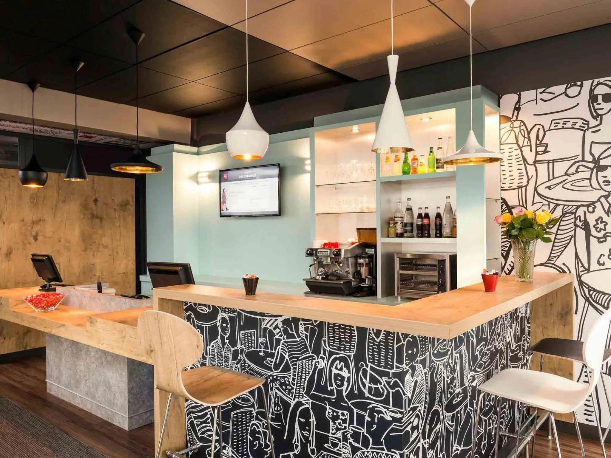 Lounge or bar in ibis Paris Place d’Italie 13ème