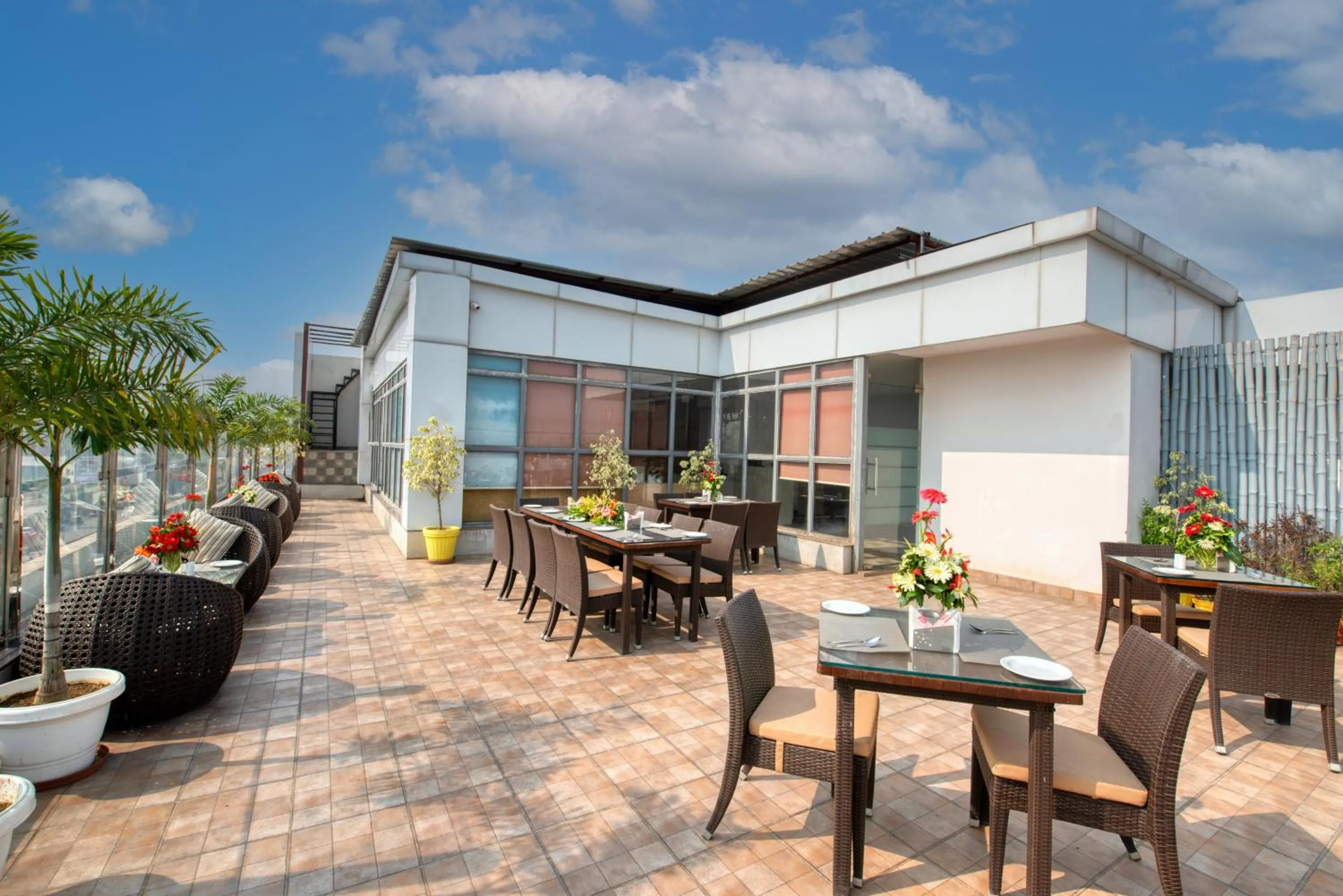 Balcony/Terrace in Hotel Deep Clarks Inn Lucknow